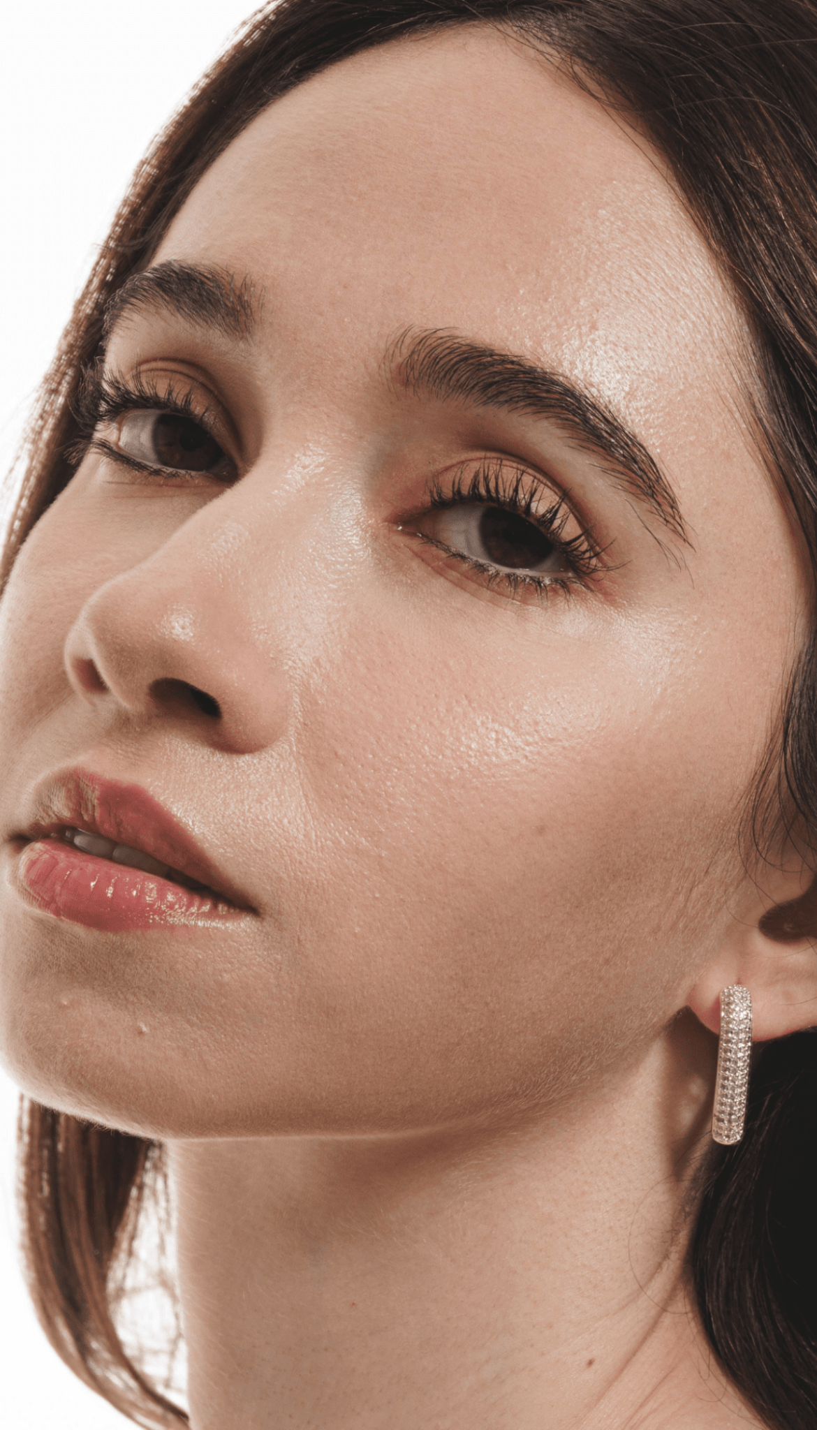 Lara & Ela | Love You To The Moon And Back Silver Earrings - Lara & Ela