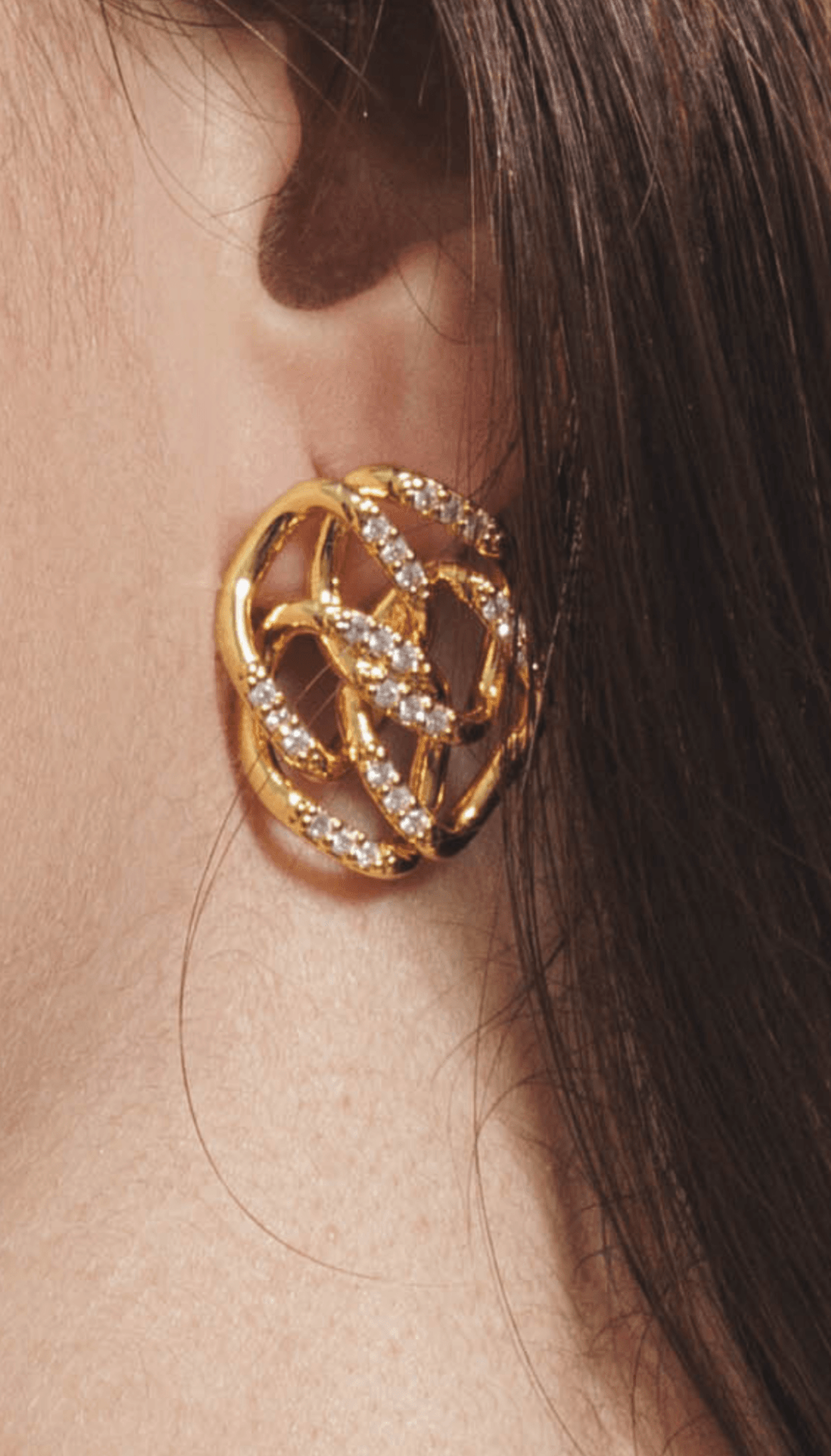 Lara & Ela | Hestia Gold Earrings - Lara & Ela
