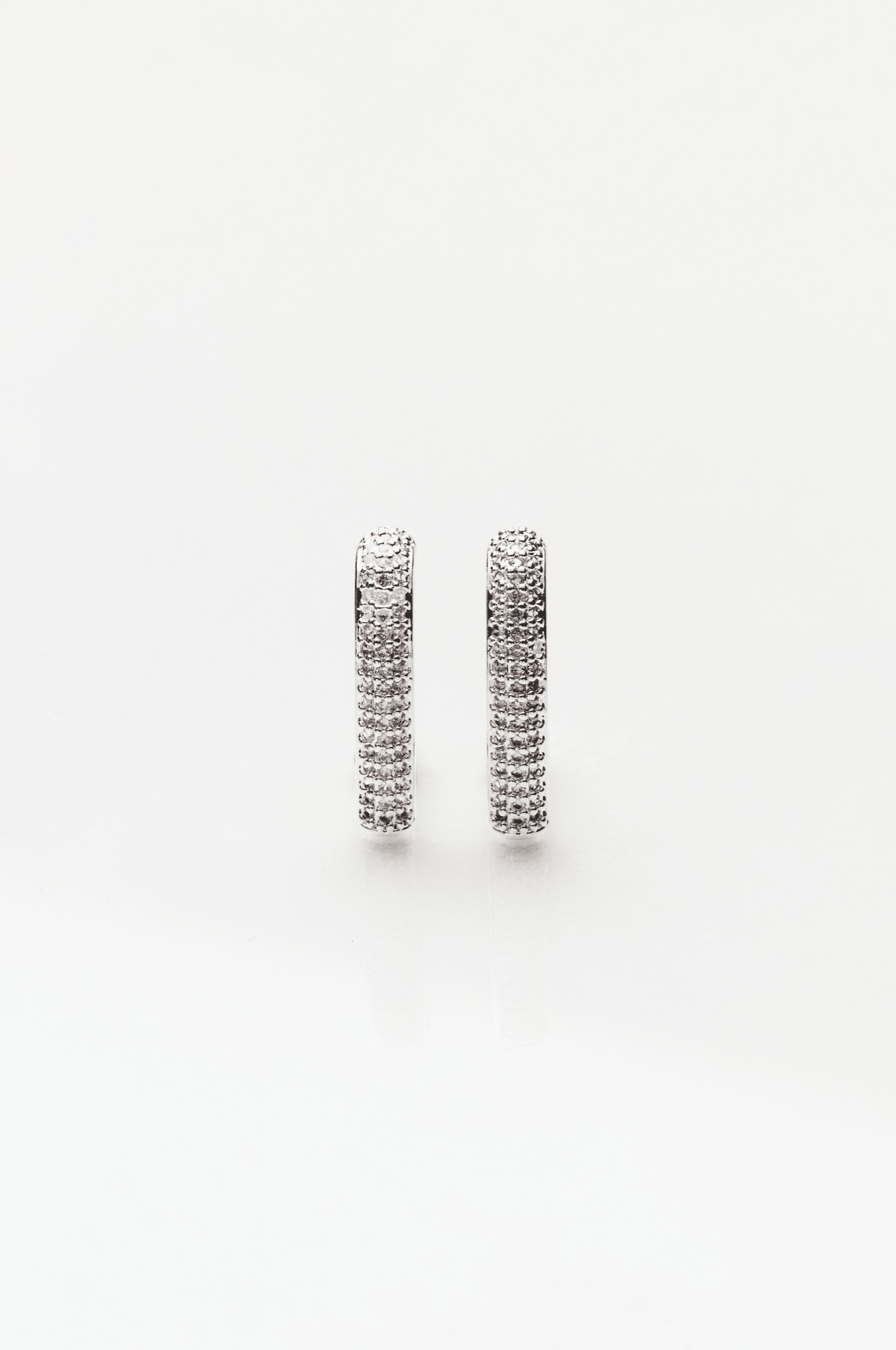 Lara & Ela | Love You To The Moon And Back Silver Earrings - Lara & Ela