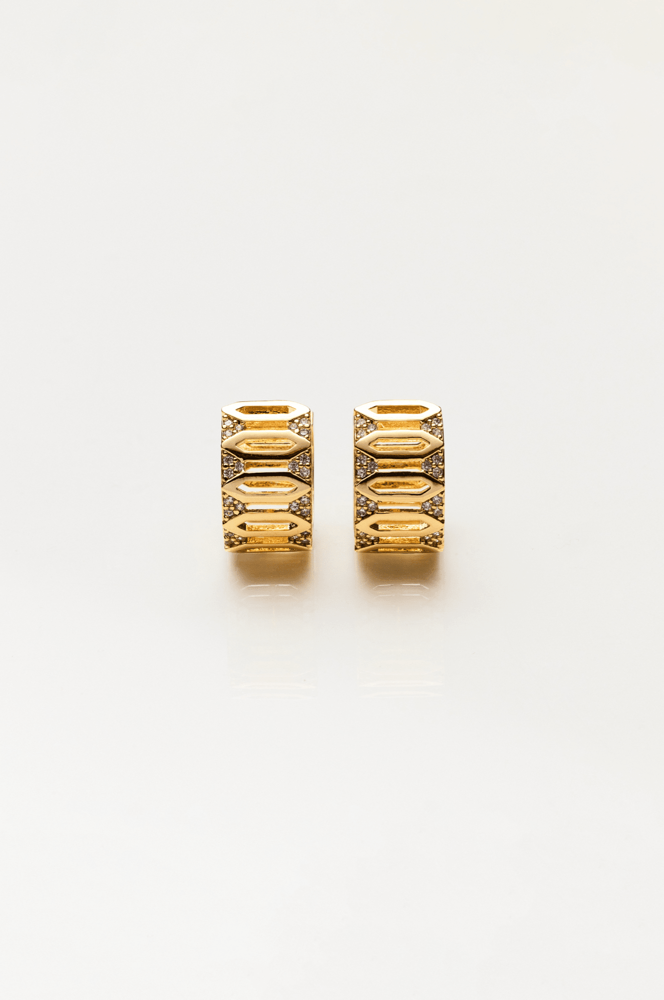 Lara & Ela I Ring Of Fire Earrings - Lara & Ela