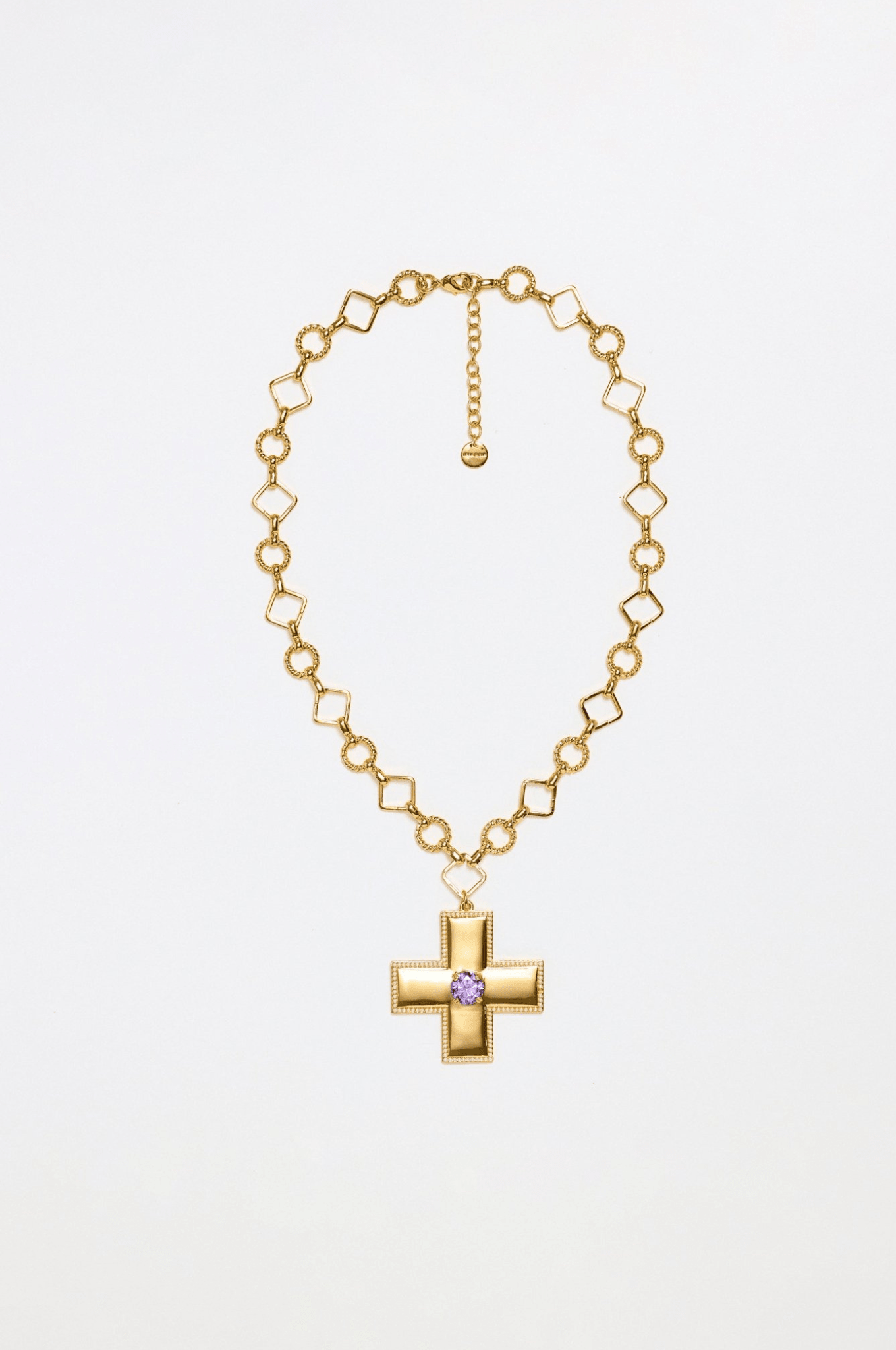 Lara & Ela | Victoria Rebecca Purple Gold Necklace - Lara & Ela