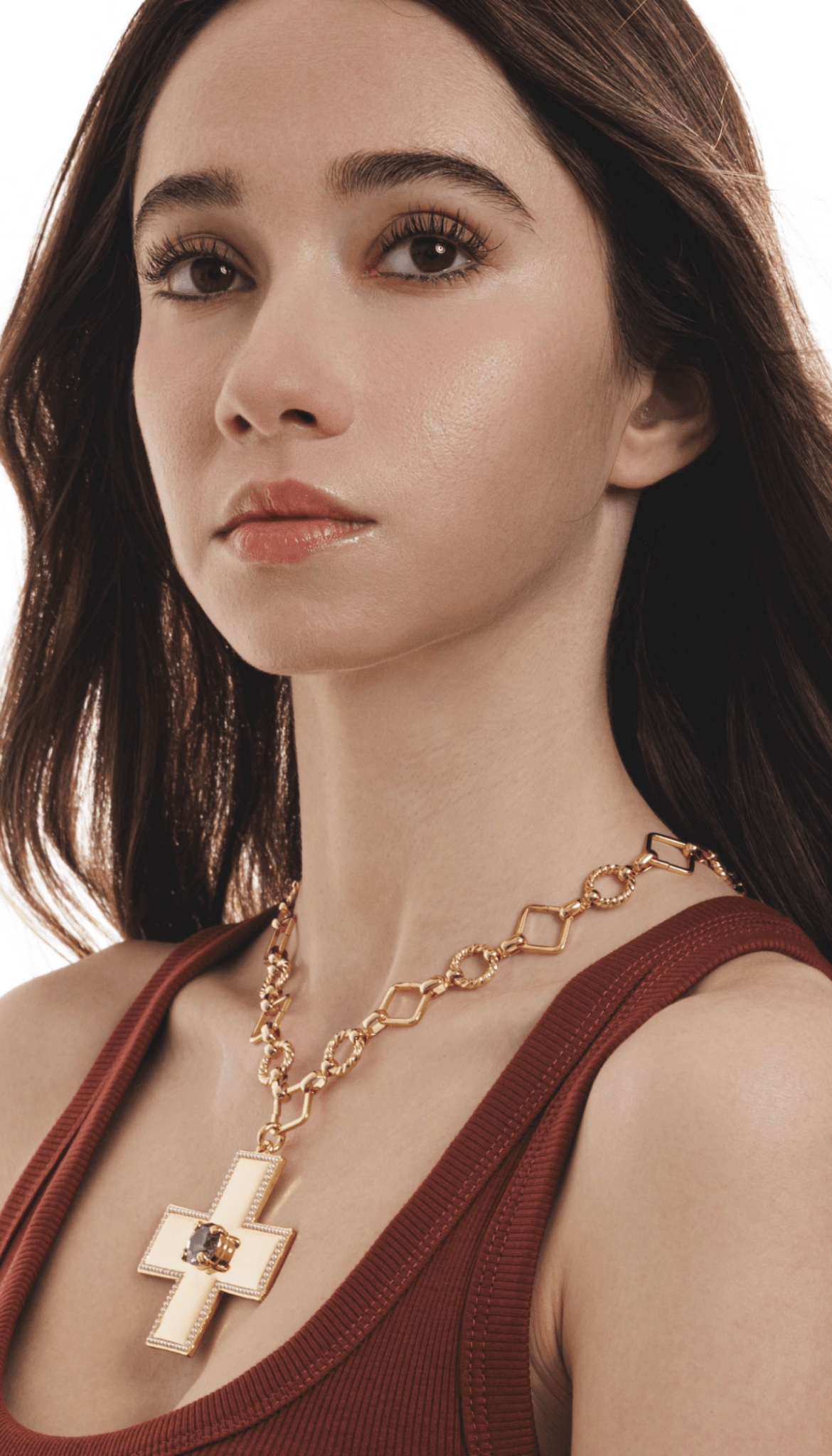 Lara & Ela | Victoria Rebecca Purple Gold Necklace - Lara & Ela