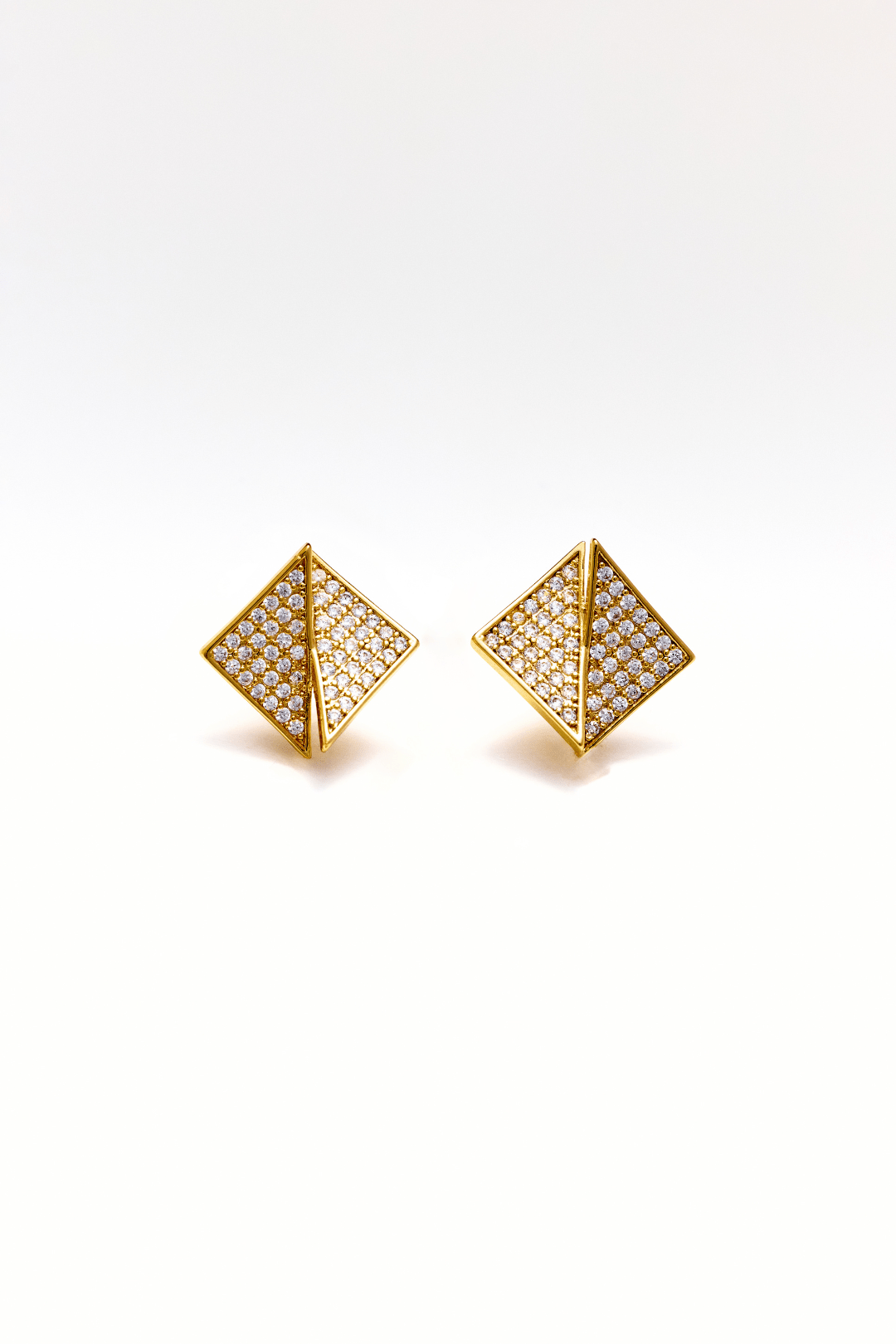 Lara & Ela | Pyramid Rising Earrings - Lara & Ela