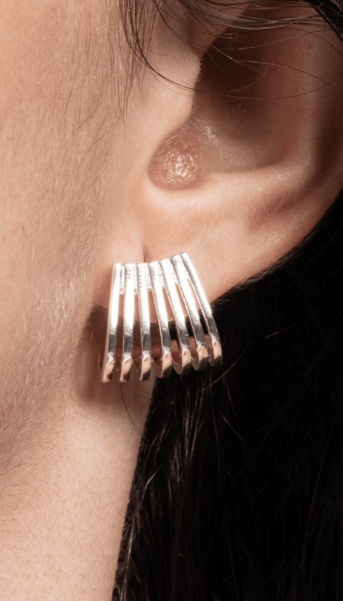 Lara & Ela | Martini Hour With Your Boss Silver Earrings - Lara & Ela