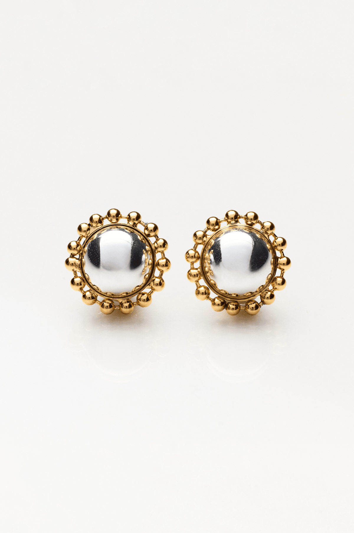 Lara & Ela I Walking On Sunshine Silver Earrings - Lara & Ela