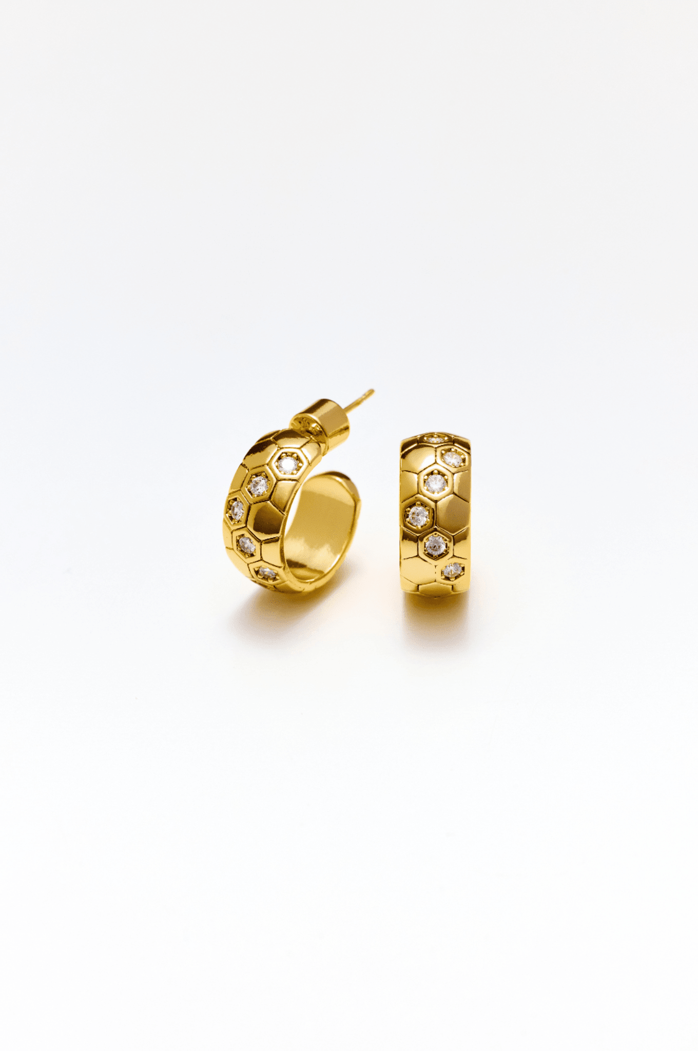 Lara & Ela | Crystal Ball Earrings - Lara & Ela