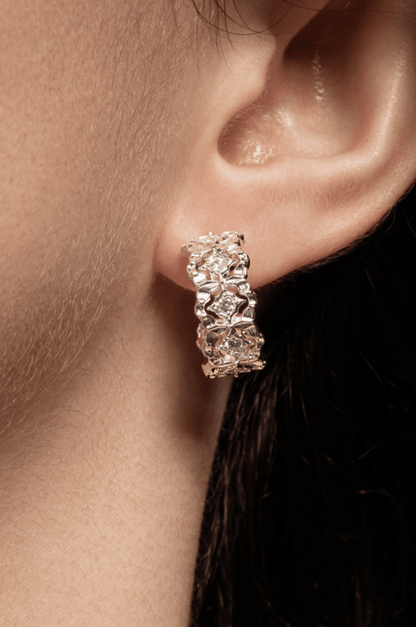 Lara & Ela | Misty Silver Earrings - Lara & Ela