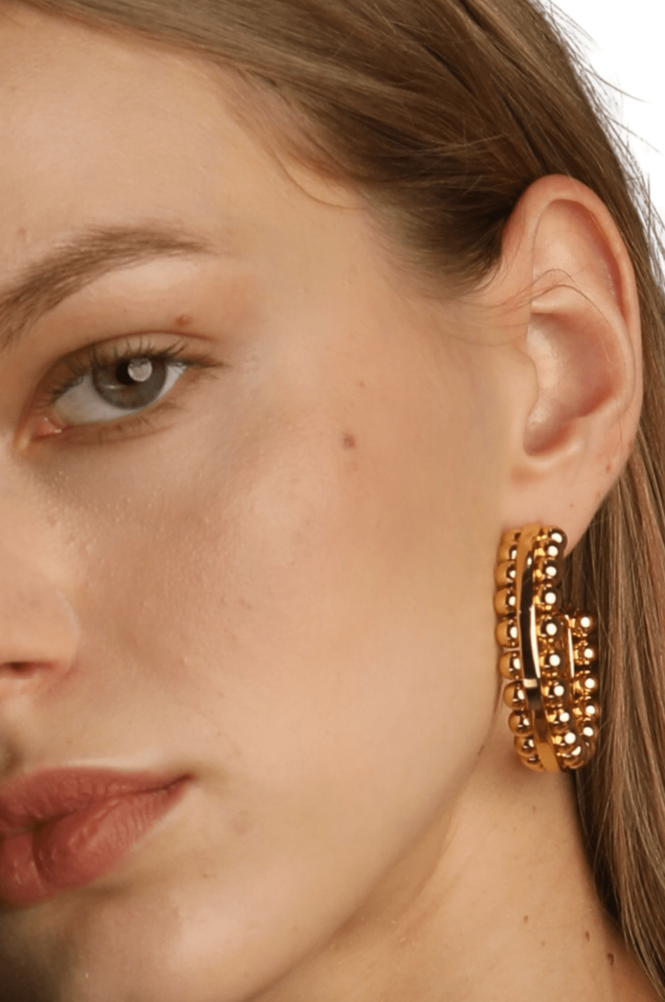 Lara & Ela | Sophia Gold Earrings - Lara & Ela