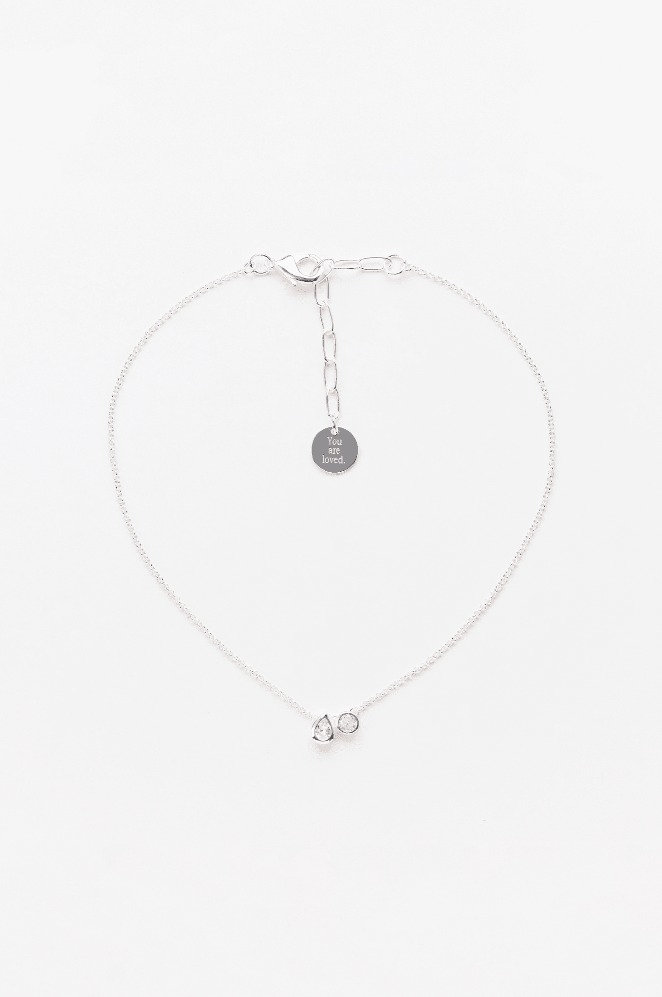 Lara & Ela | Leap Of Faith Silver Necklace - Lara & Ela