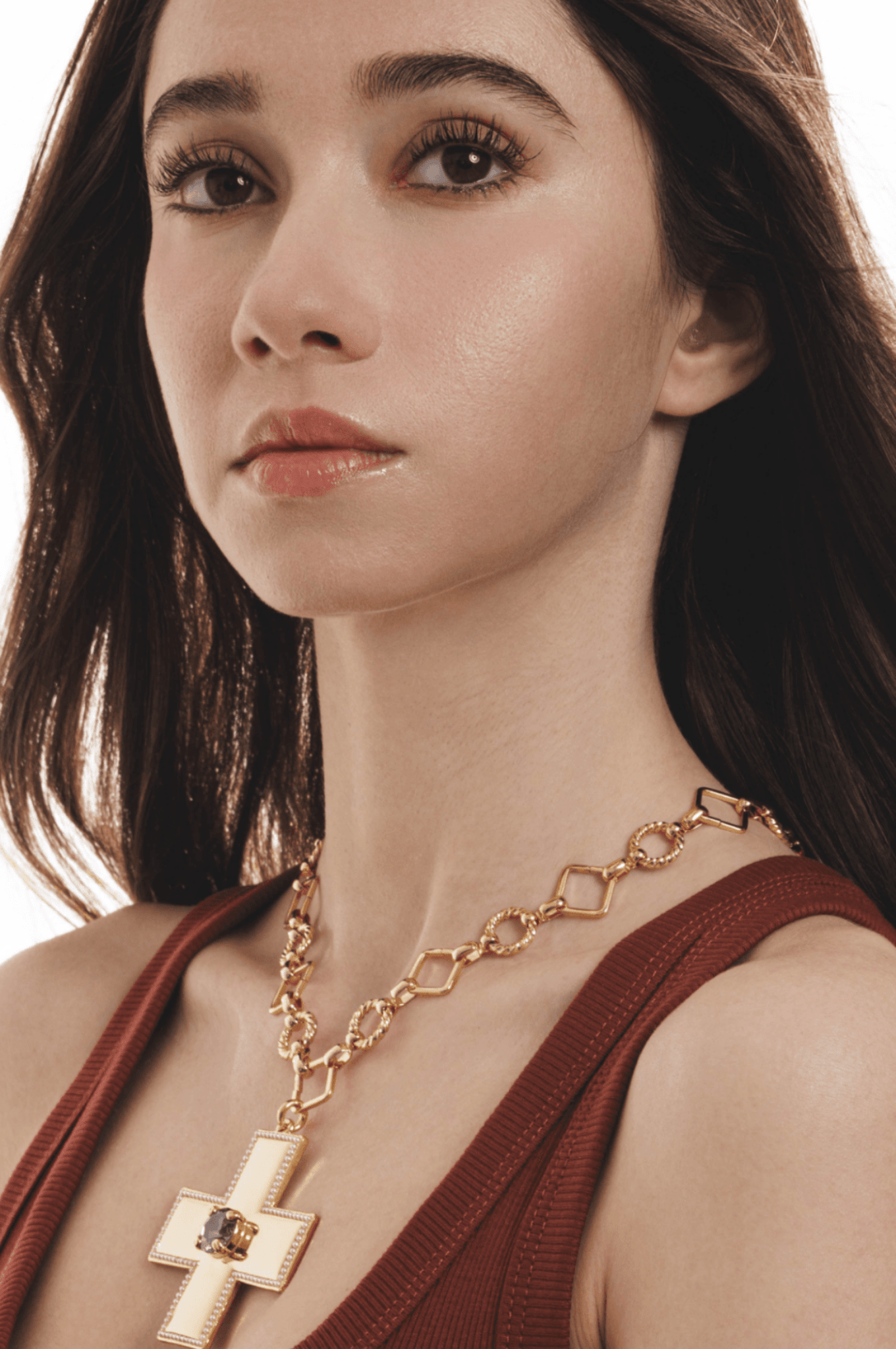 Lara & Ela | Victoria Rebecca Purple Gold Necklace - Lara & Ela