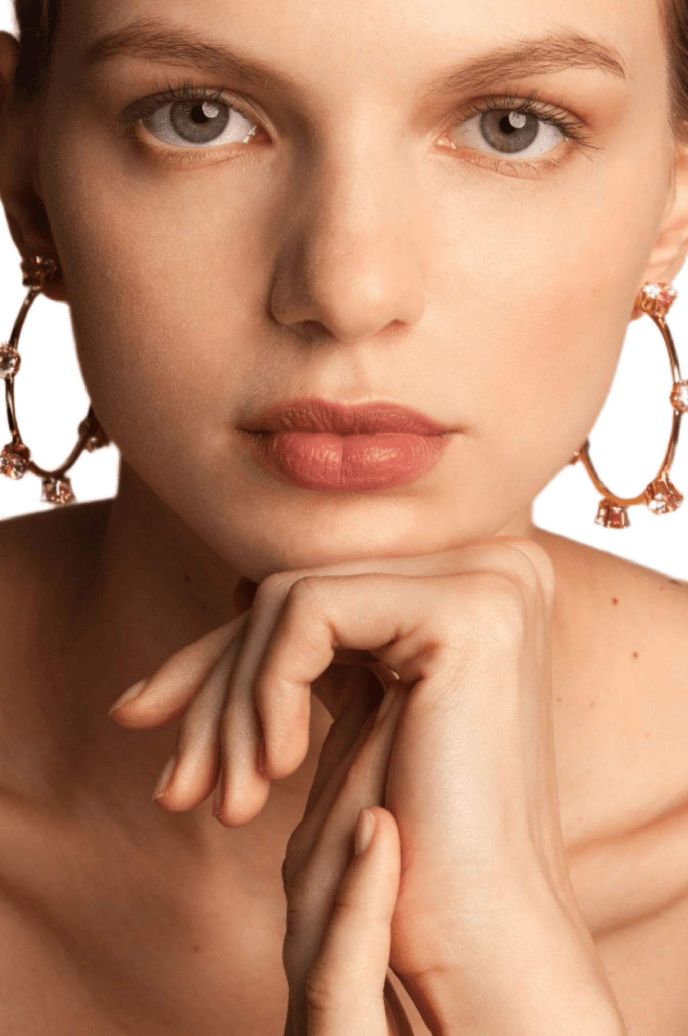Lara & Ela | Ela Blossom Pink Gold Earrings - Lara & Ela