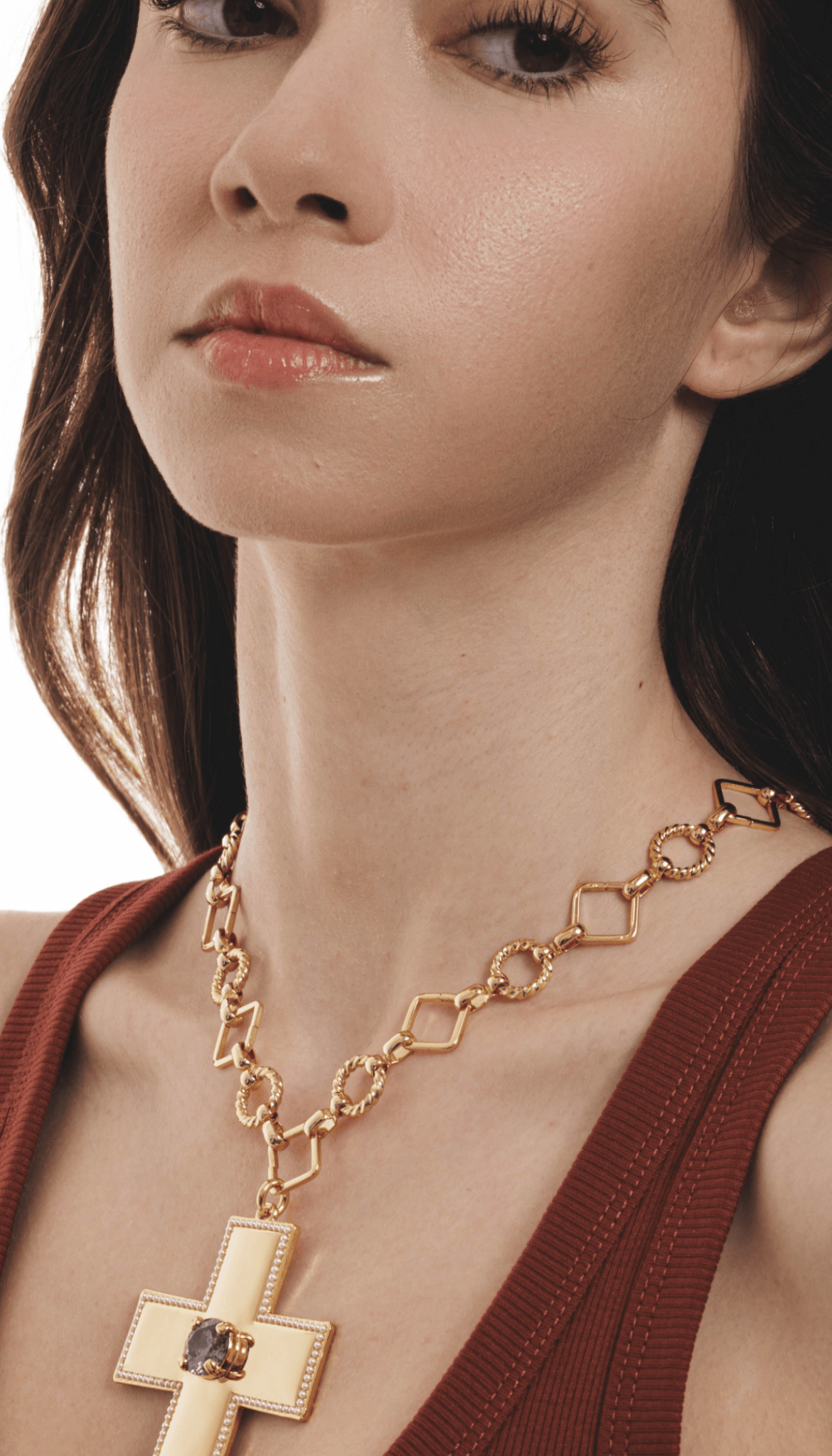 Lara & Ela | Victoria Rebecca Purple Gold Necklace - Lara & Ela