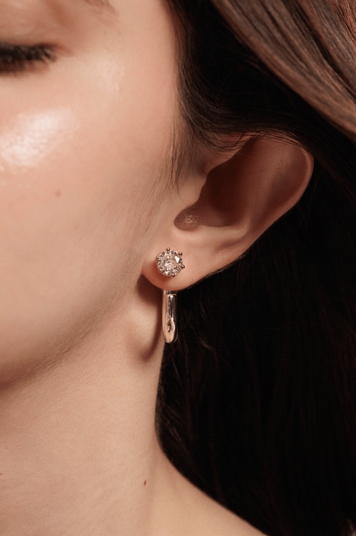 Lara & Ela I Just The Two Of Us Silver Earrings - Lara & Ela