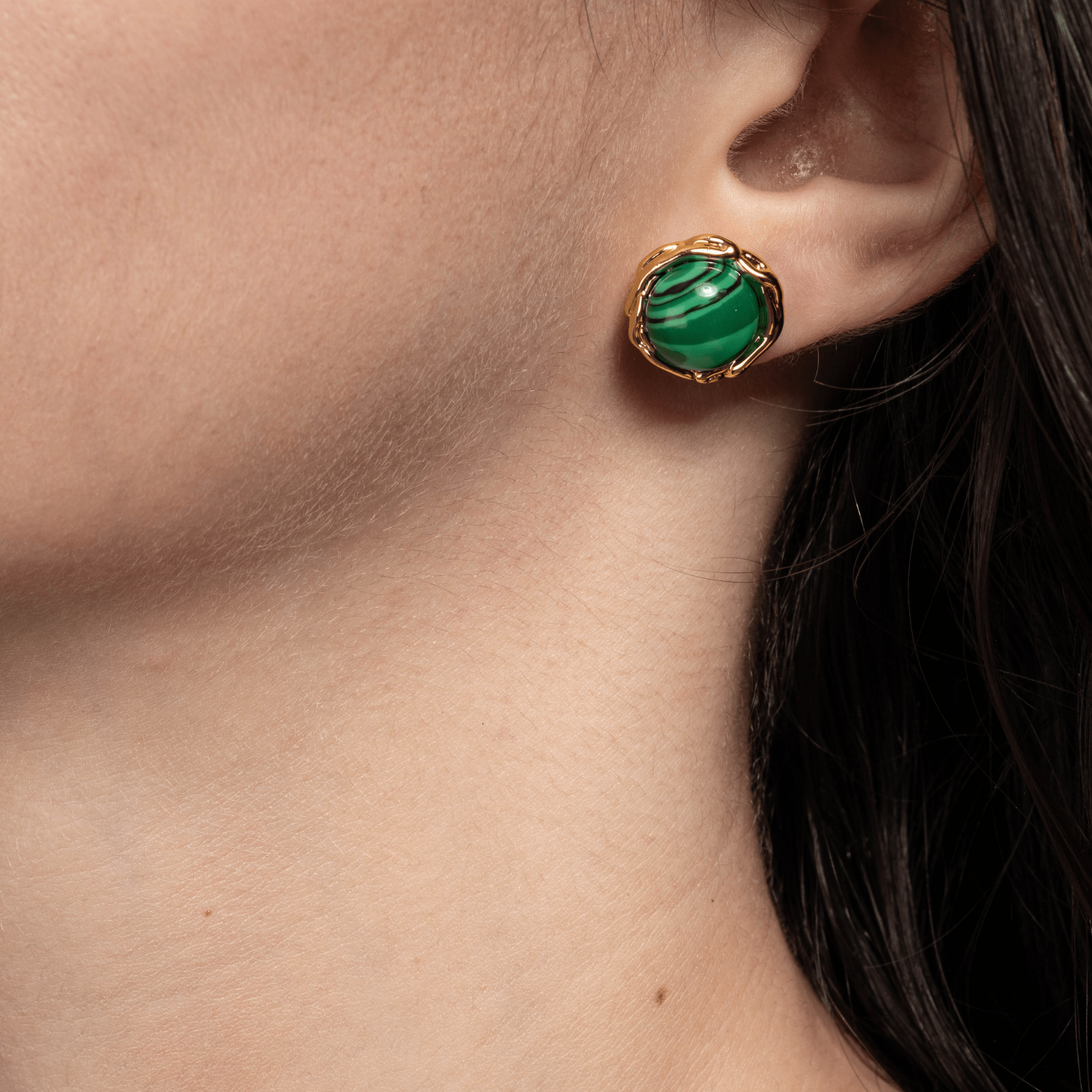 Lara & Ela | Strength And Love Gold Earrings - Lara & Ela