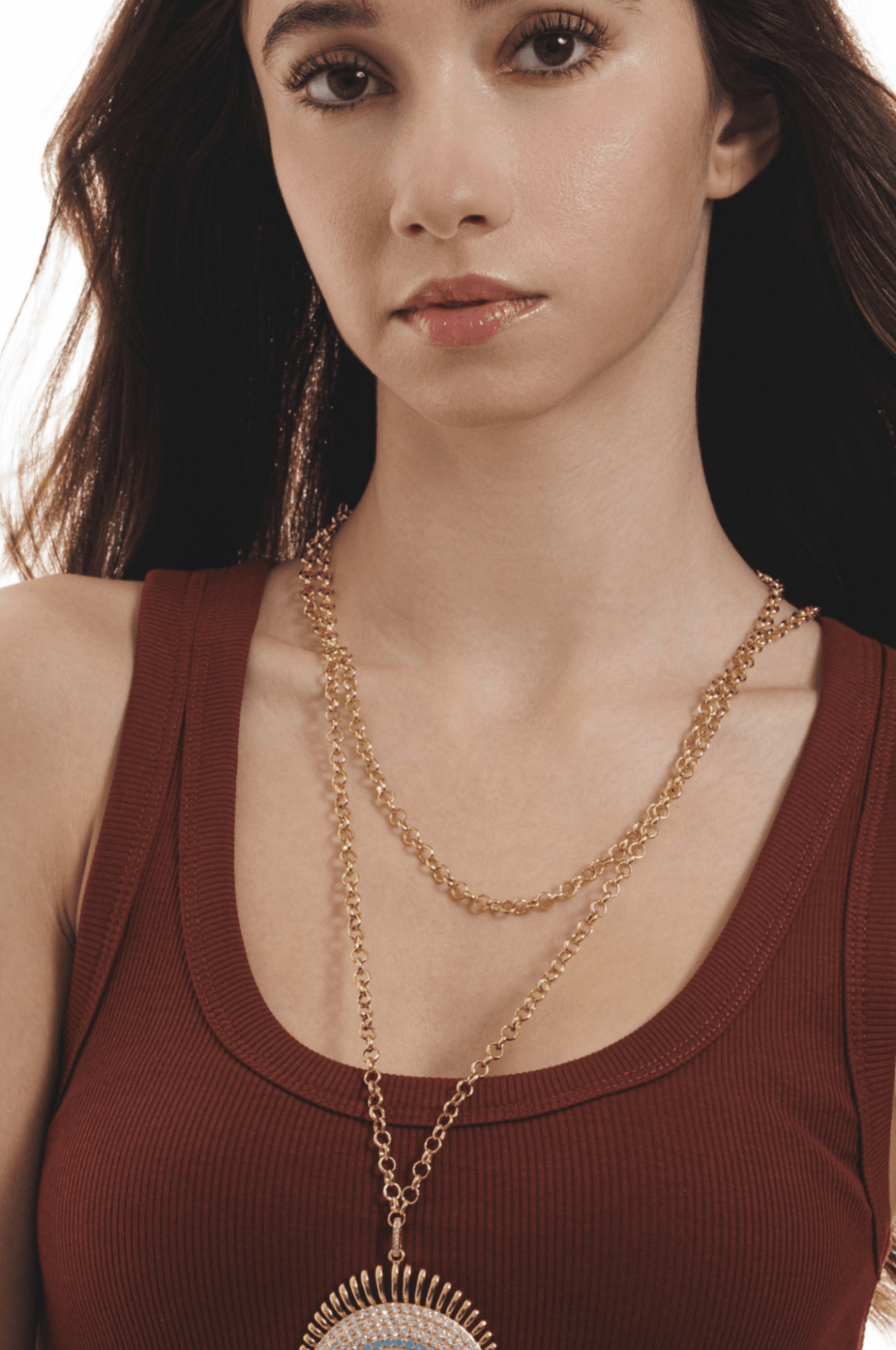 Lara & Ela | Nefertiti Gold Necklace - Lara & Ela