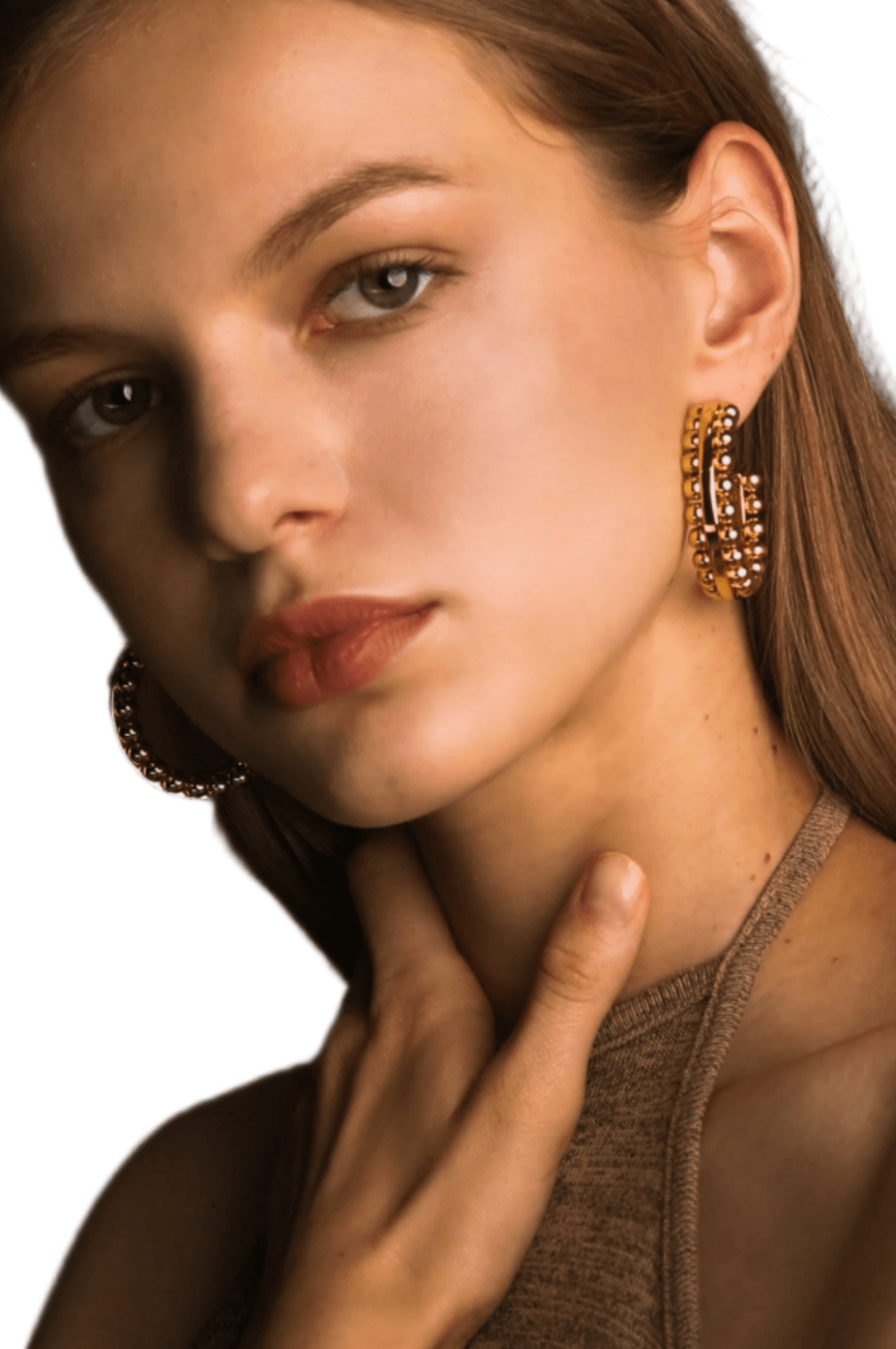 Lara & Ela | Sophia Gold Earrings - Lara & Ela