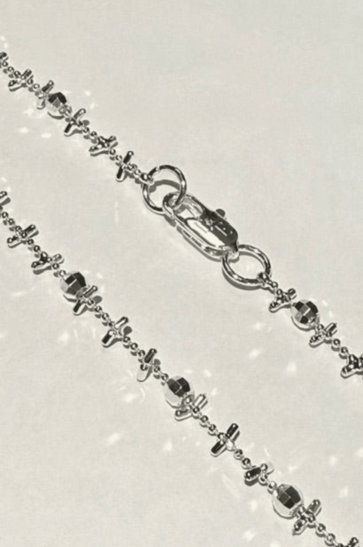 Lara & Ela | Geometry Of Wave Necklace 16 and 18 Silver - Lara & Ela