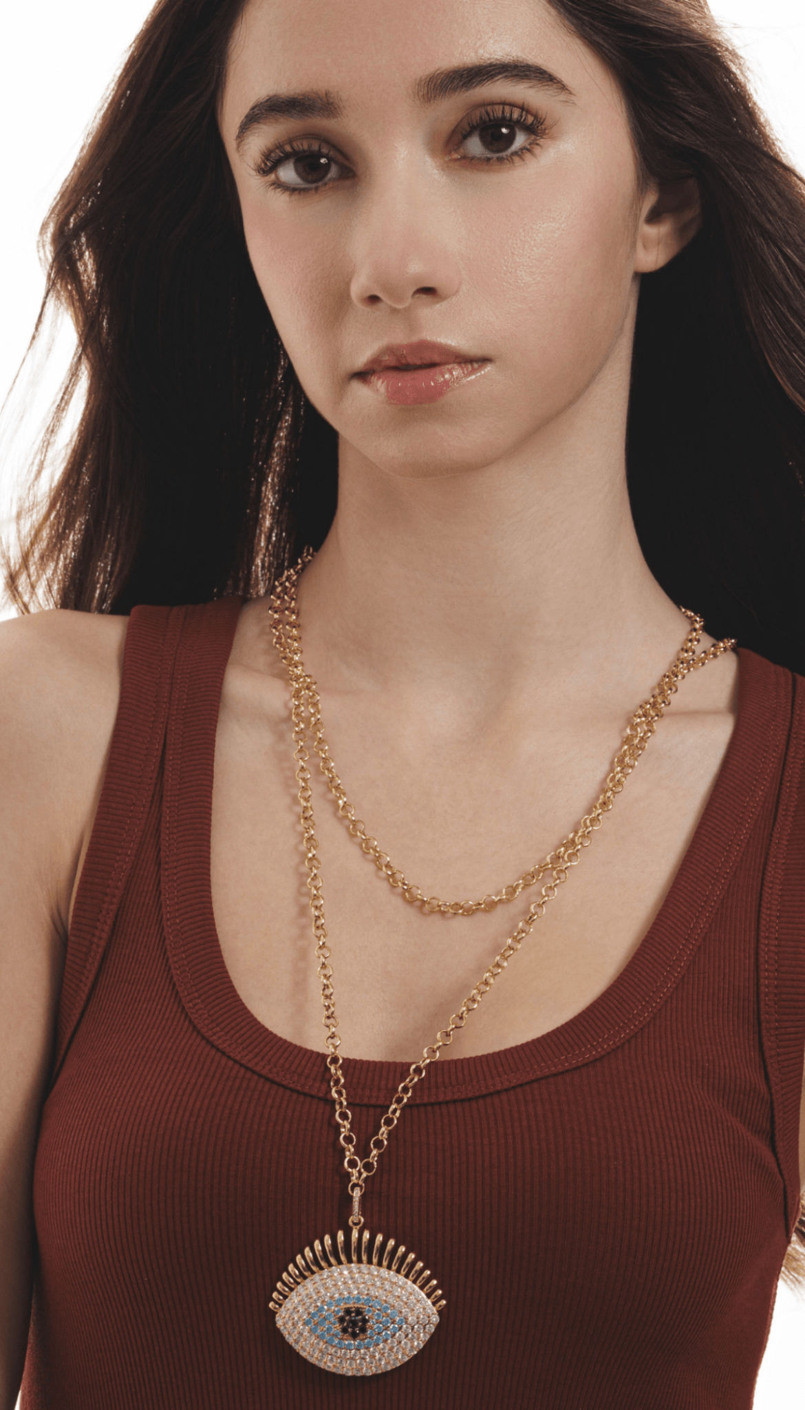 Lara & Ela | Nefertiti Gold Necklace - Lara & Ela