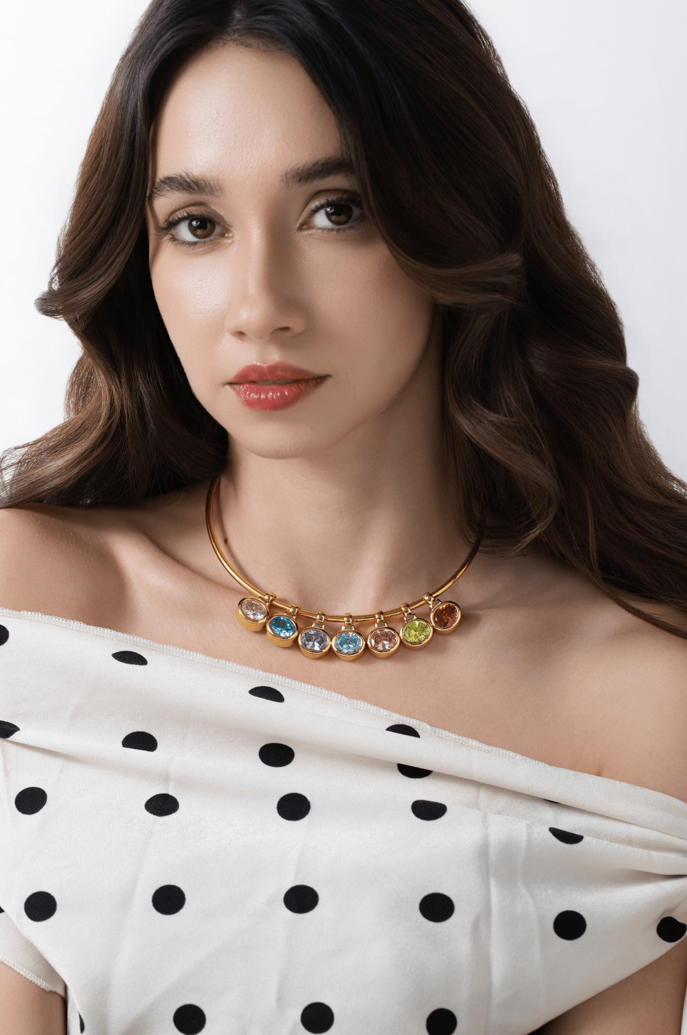 Lara & Ela | East-West Bezel Birthstone Pendant - Lara & Ela