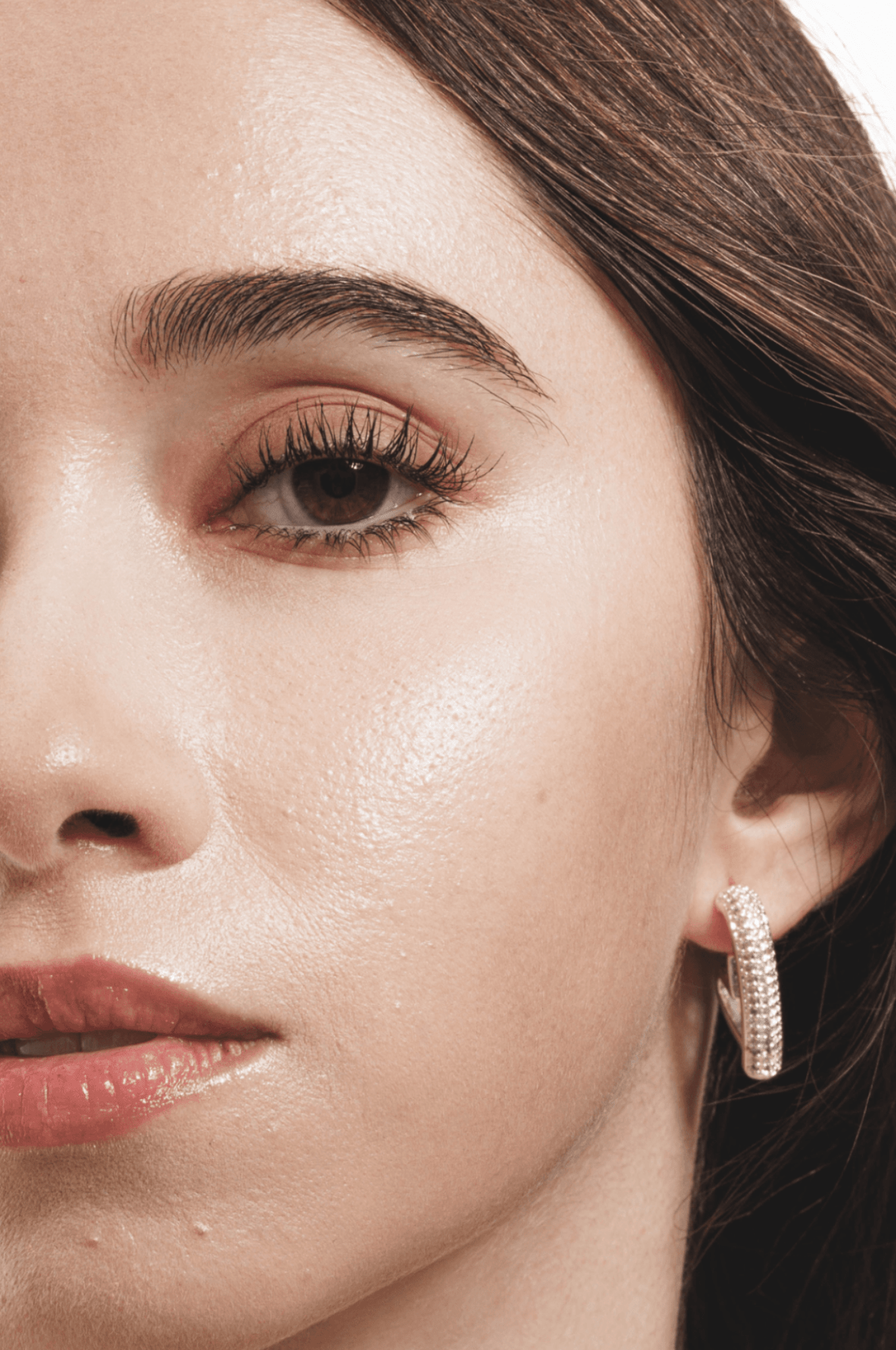 Lara & Ela | Love You To The Moon And Back Silver Earrings - Lara & Ela