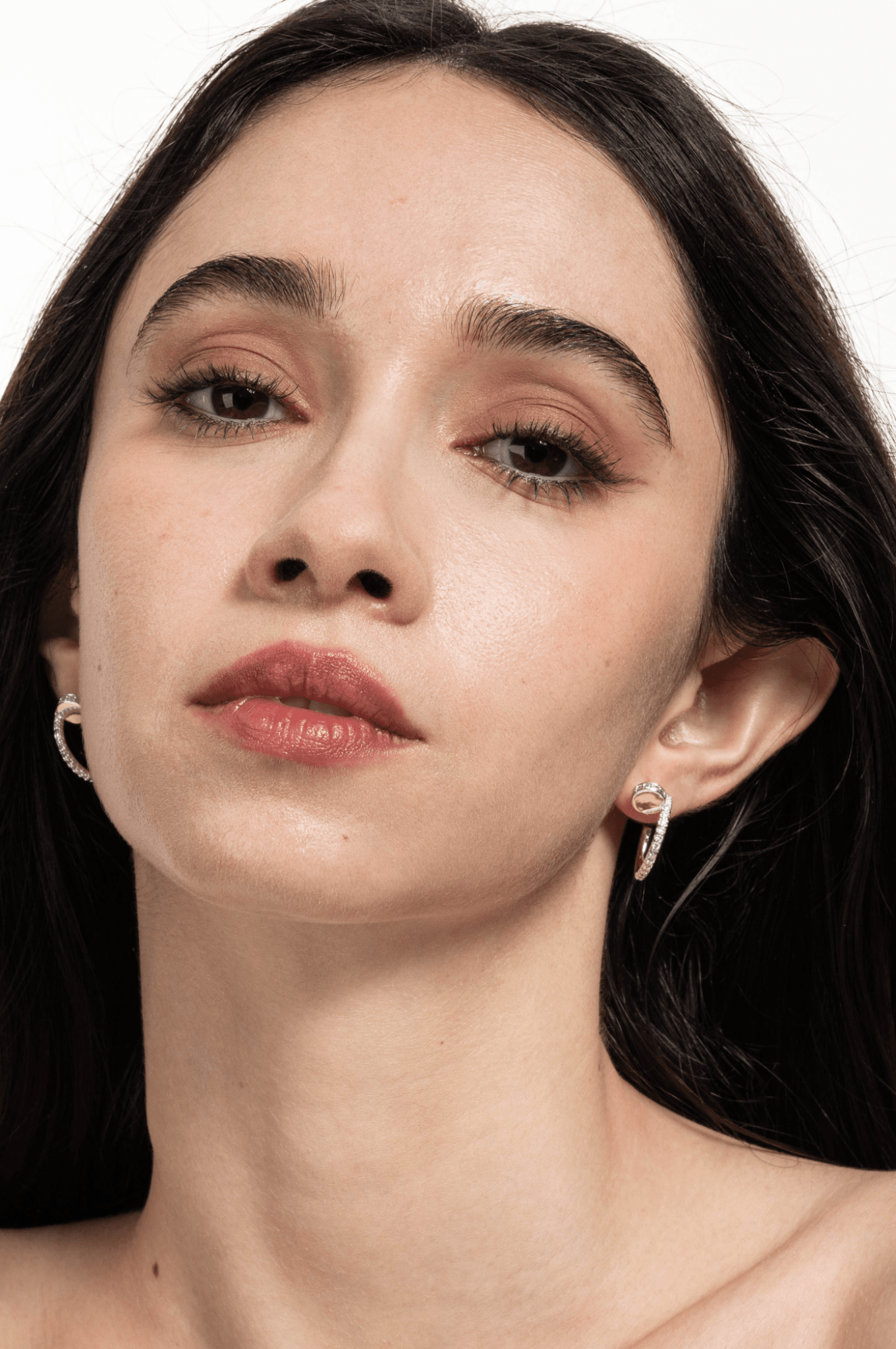 Lara & Ela | Hooked On You Silver Earrings - Lara & Ela