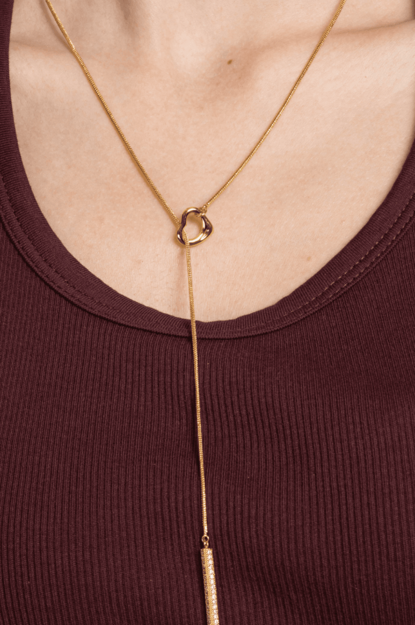 Lara & Ela | Follow Your Heart Gold Necklace - Lara & Ela