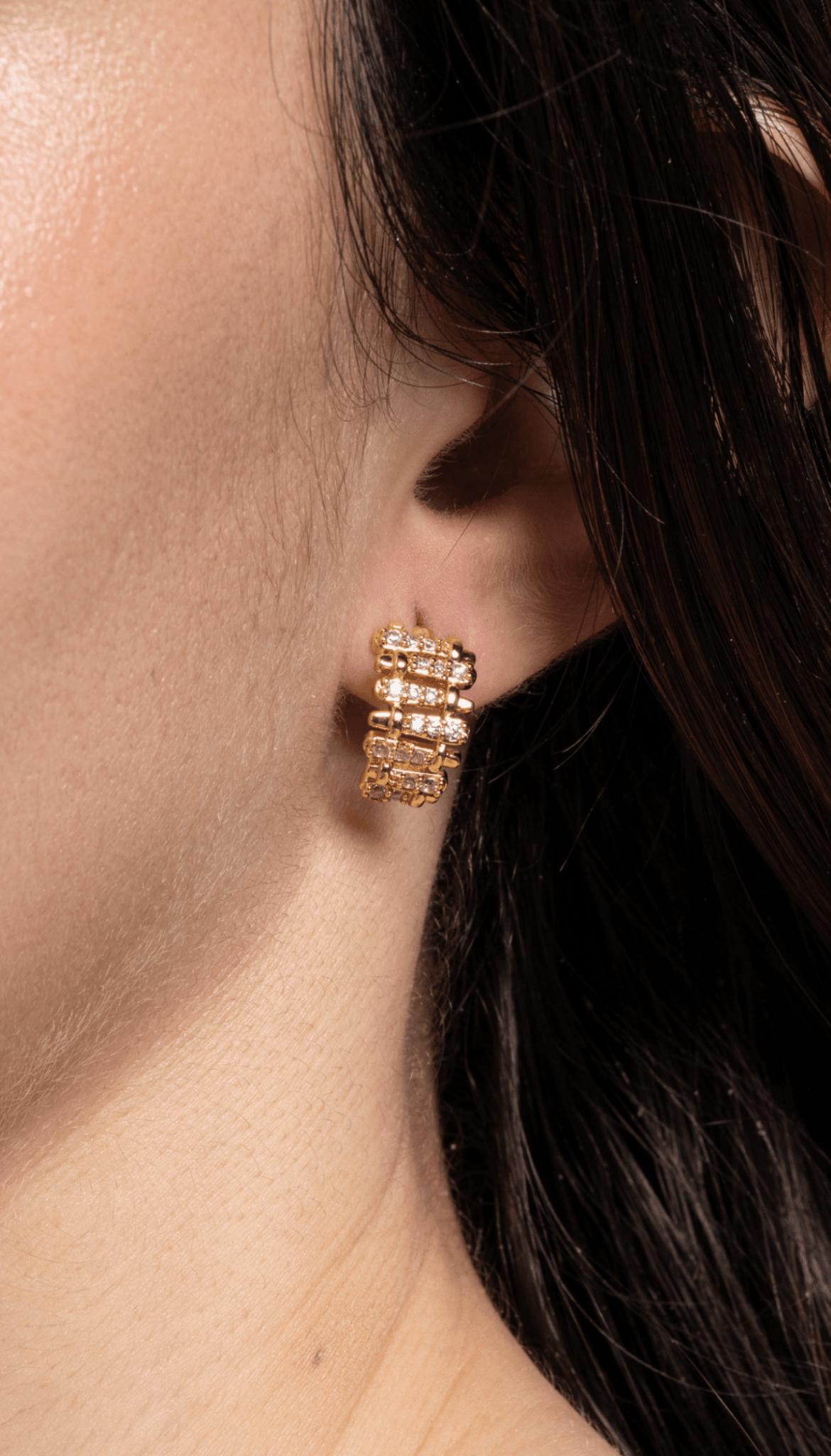 Lara & Ela | Snake And Ladder Earrings - Lara & Ela