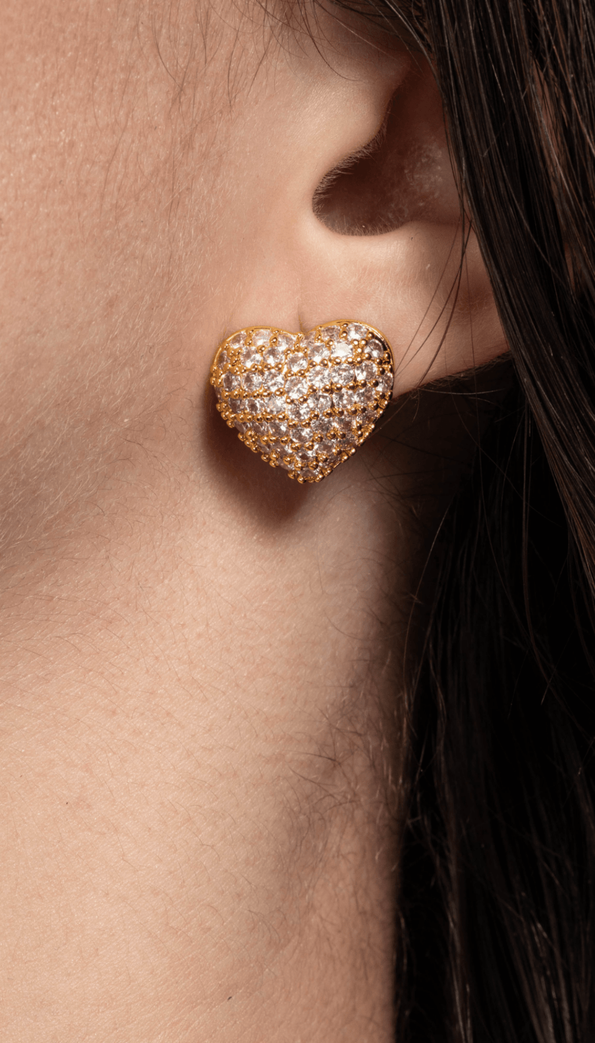 Lara & Ela | Winter Holiday Gold Earrings - Lara & Ela