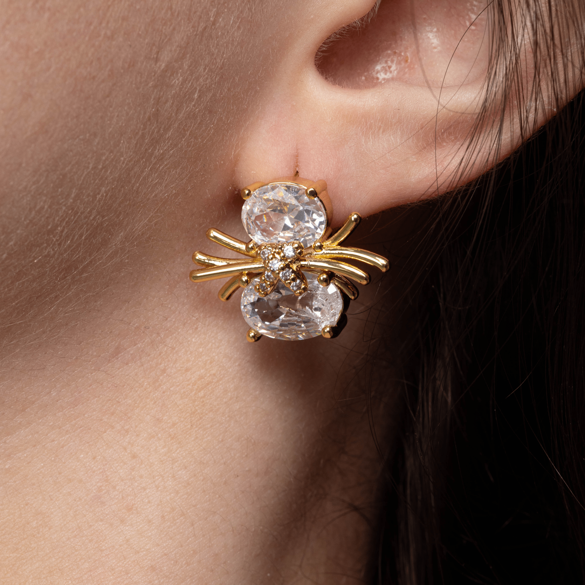Lara & Ela | A Bug's Life Gold Earrings - Lara & Ela