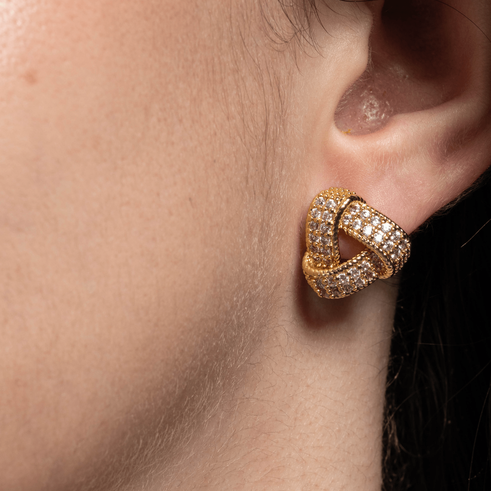 Lara & Ela | A Poet To Describe You Gold Earrings - Lara & Ela