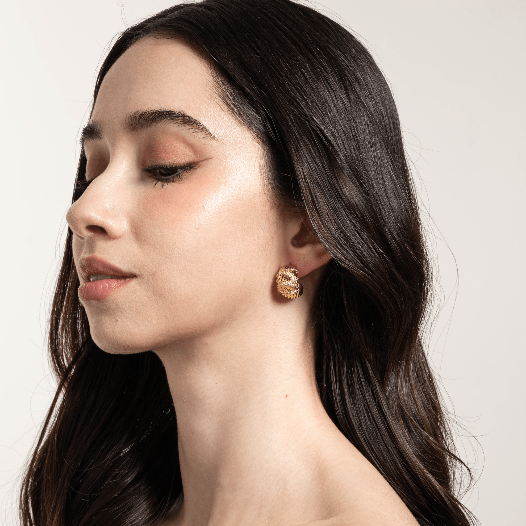 Lara & Ela | Allure Gold Earrings - Lara & Ela