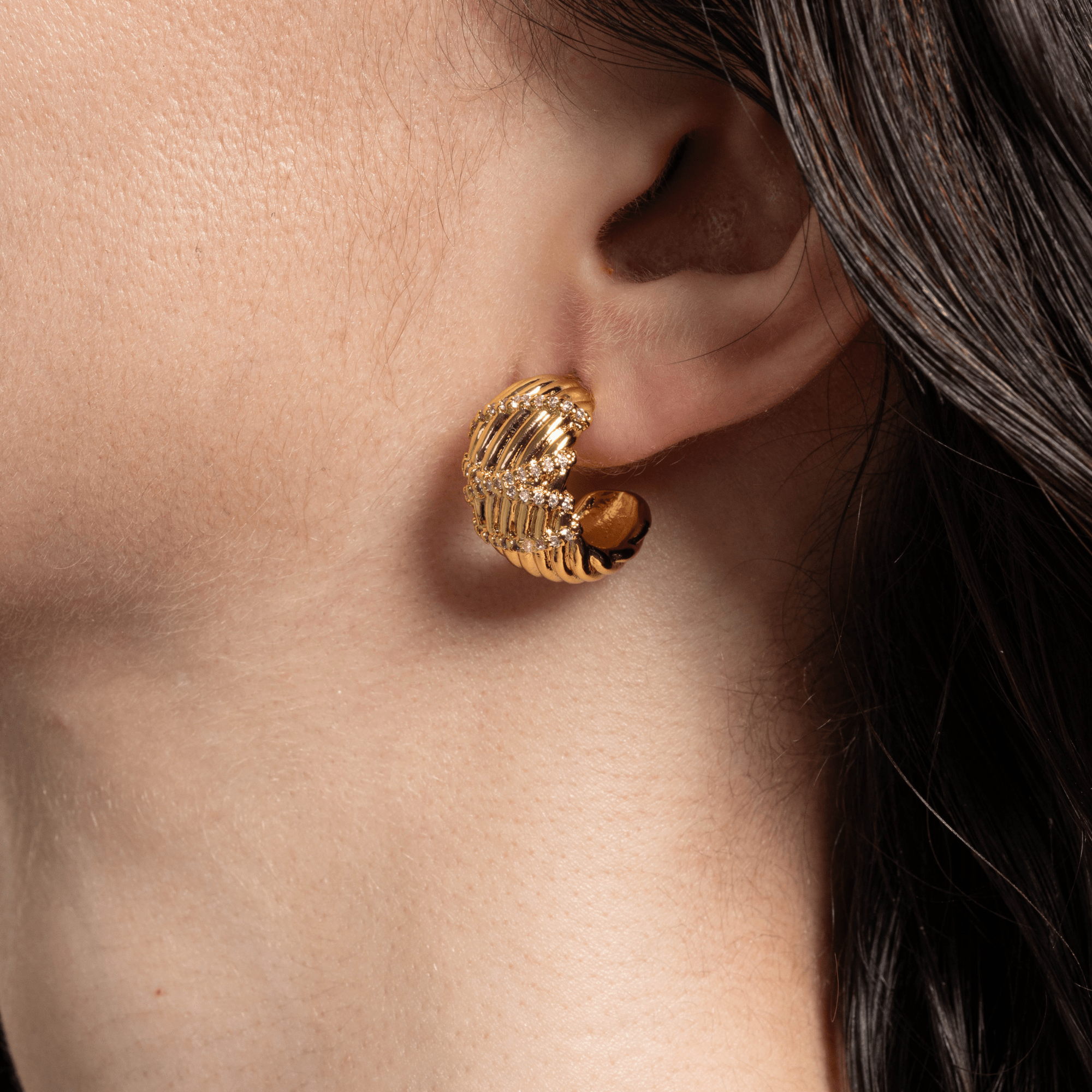 Lara & Ela | Allure Gold Earrings - Lara & Ela