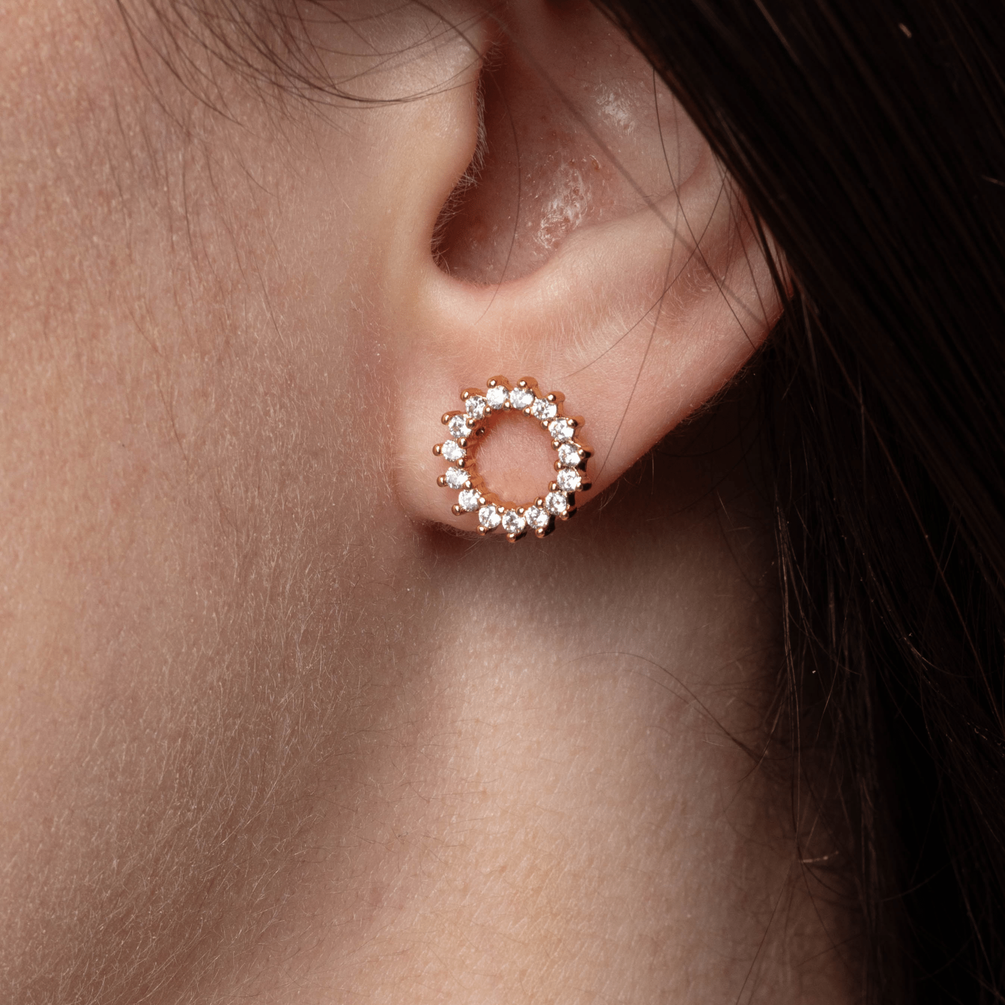 Lara & Ela | Amber Gold Earrings - Lara & Ela