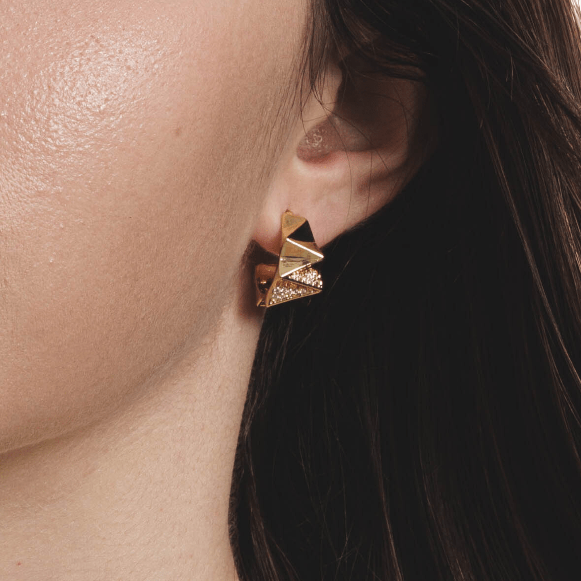 Lara & Ela | Aura Gold Earrings - Lara & Ela