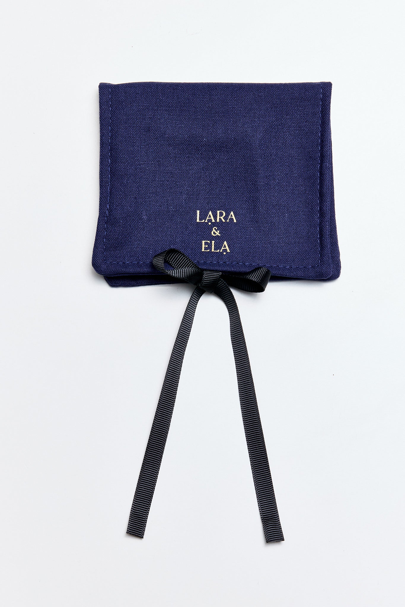 Lara & Ela | Linen Jewellery Pouch - Lara & Ela