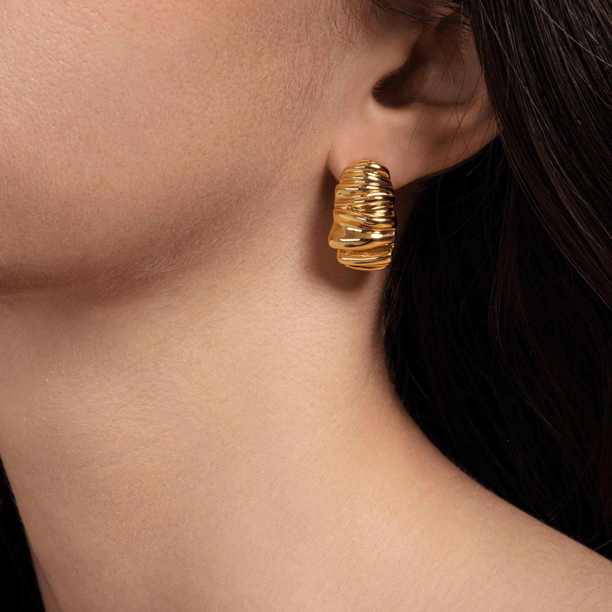 Lara & Ela | Brave Girl Gold Earrings - Lara & Ela
