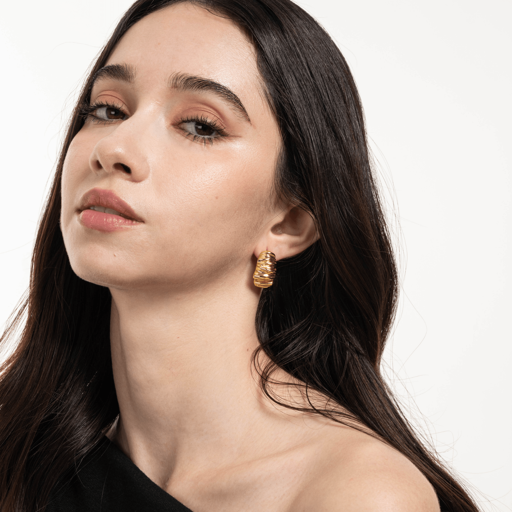 Lara & Ela | Brave Girl Gold Earrings - Lara & Ela