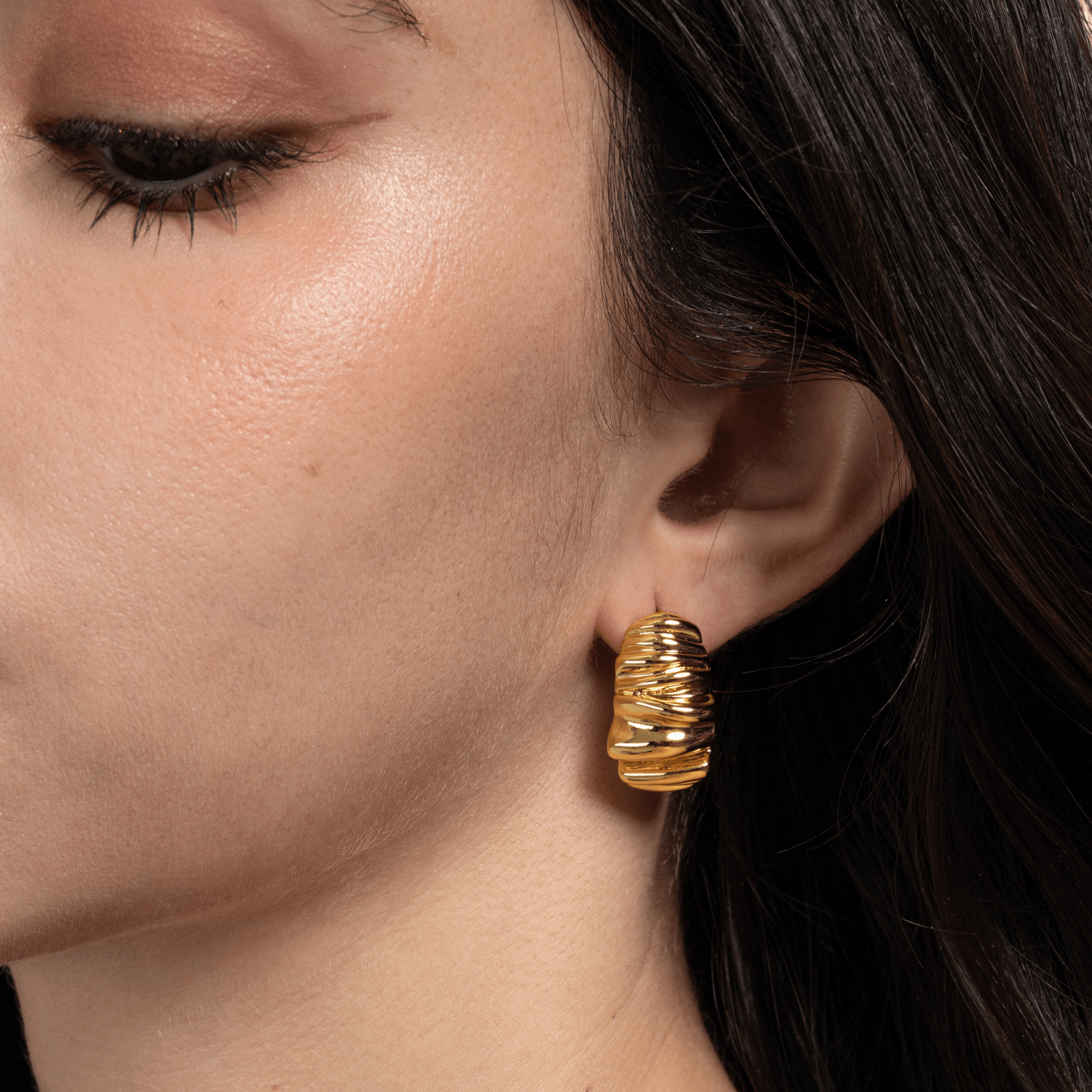 Lara & Ela | Brave Girl Gold Earrings - Lara & Ela