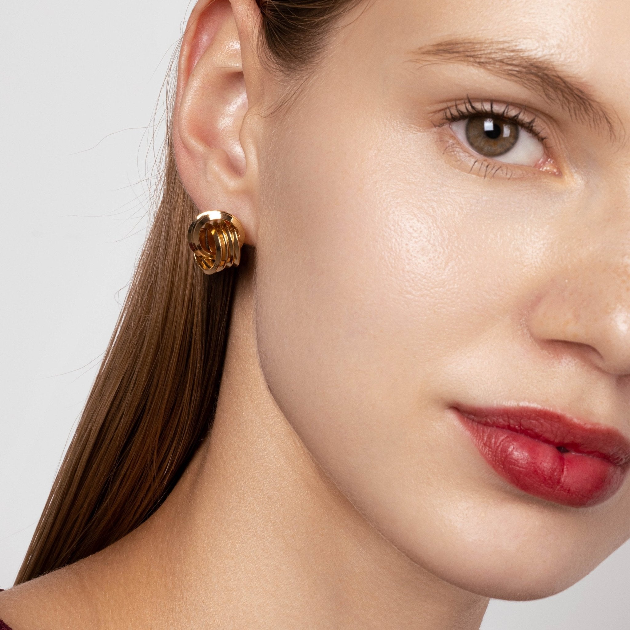 Lara & Ela | Carpe Diem Gold Earrings - Lara & Ela