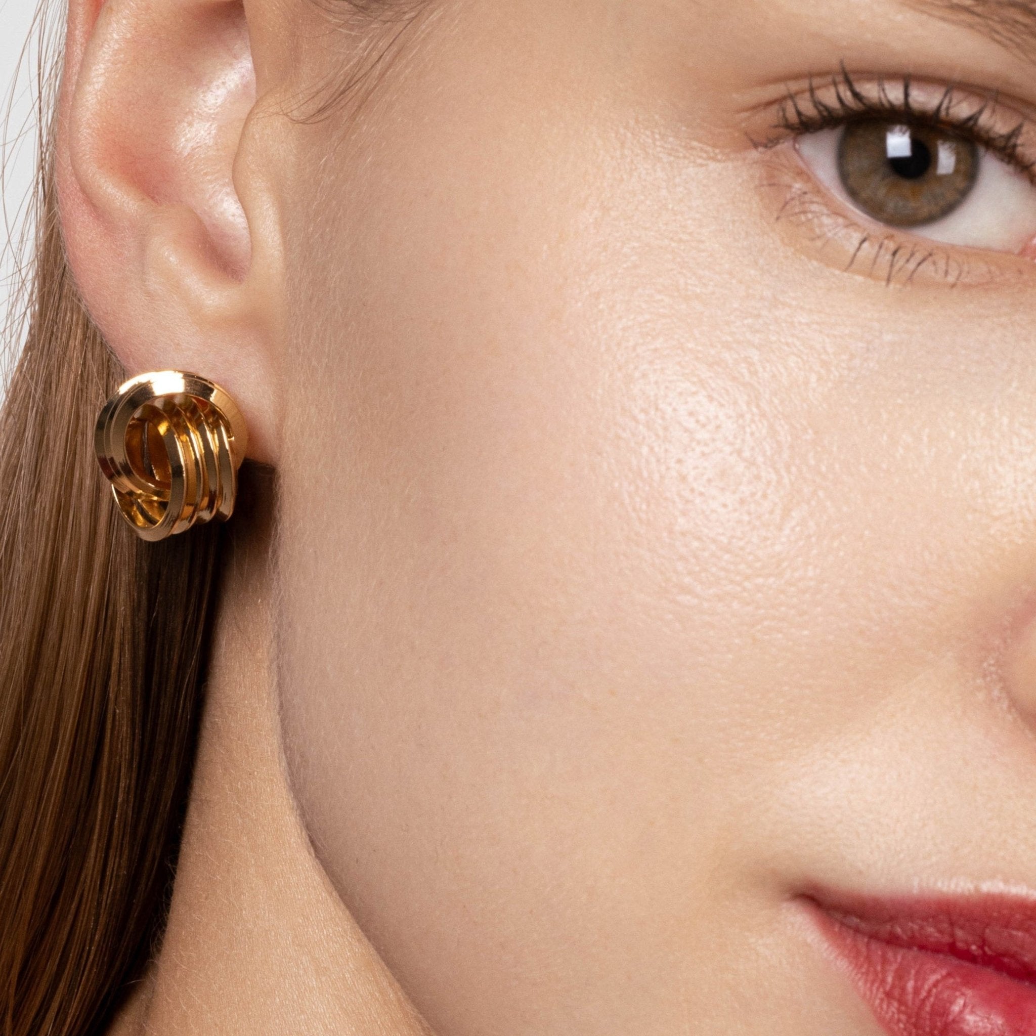 Lara & Ela | Carpe Diem Gold Earrings - Lara & Ela
