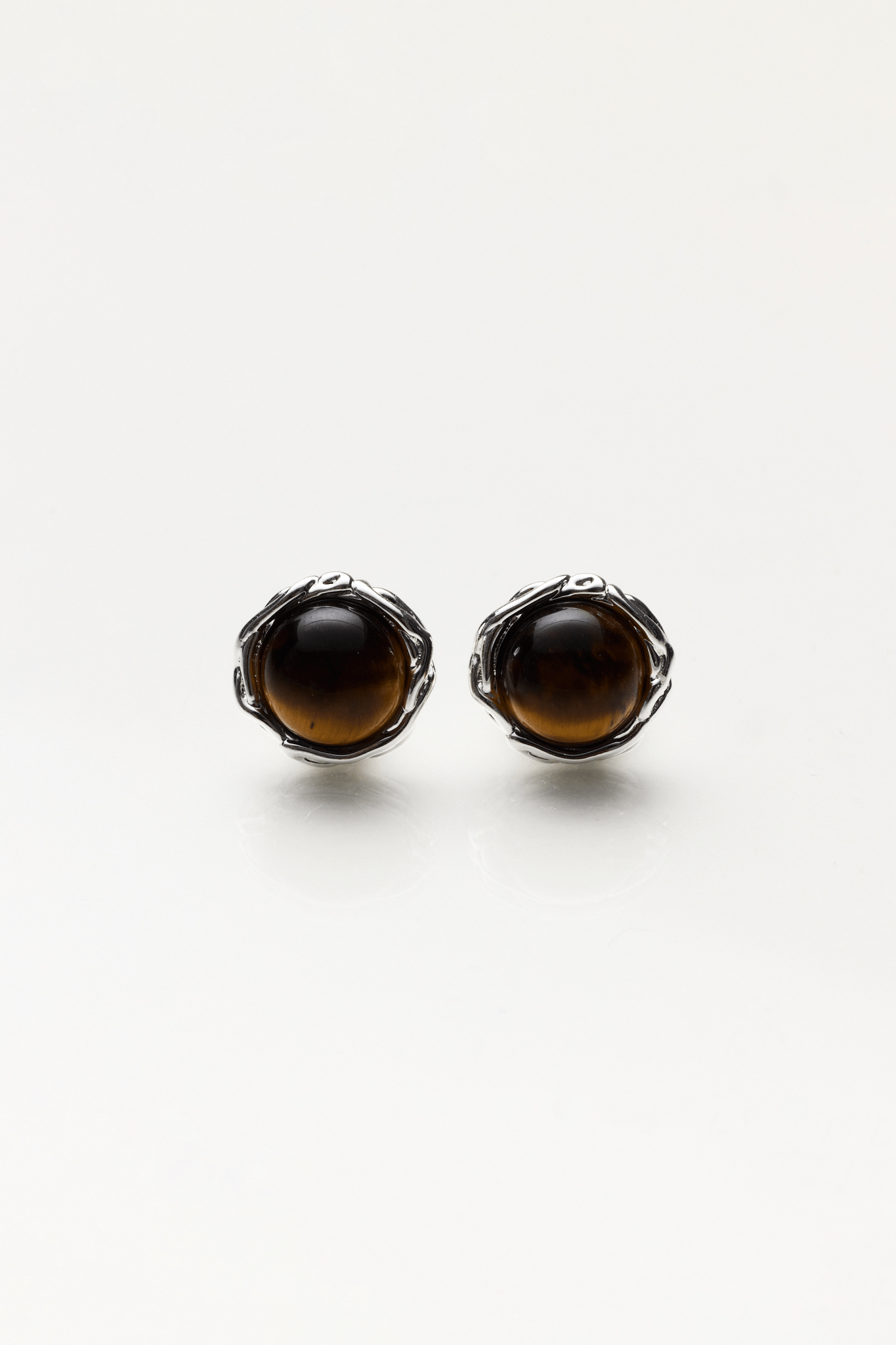 Lara & Ela | Cat And Heath Silver Earrings - Lara & Ela
