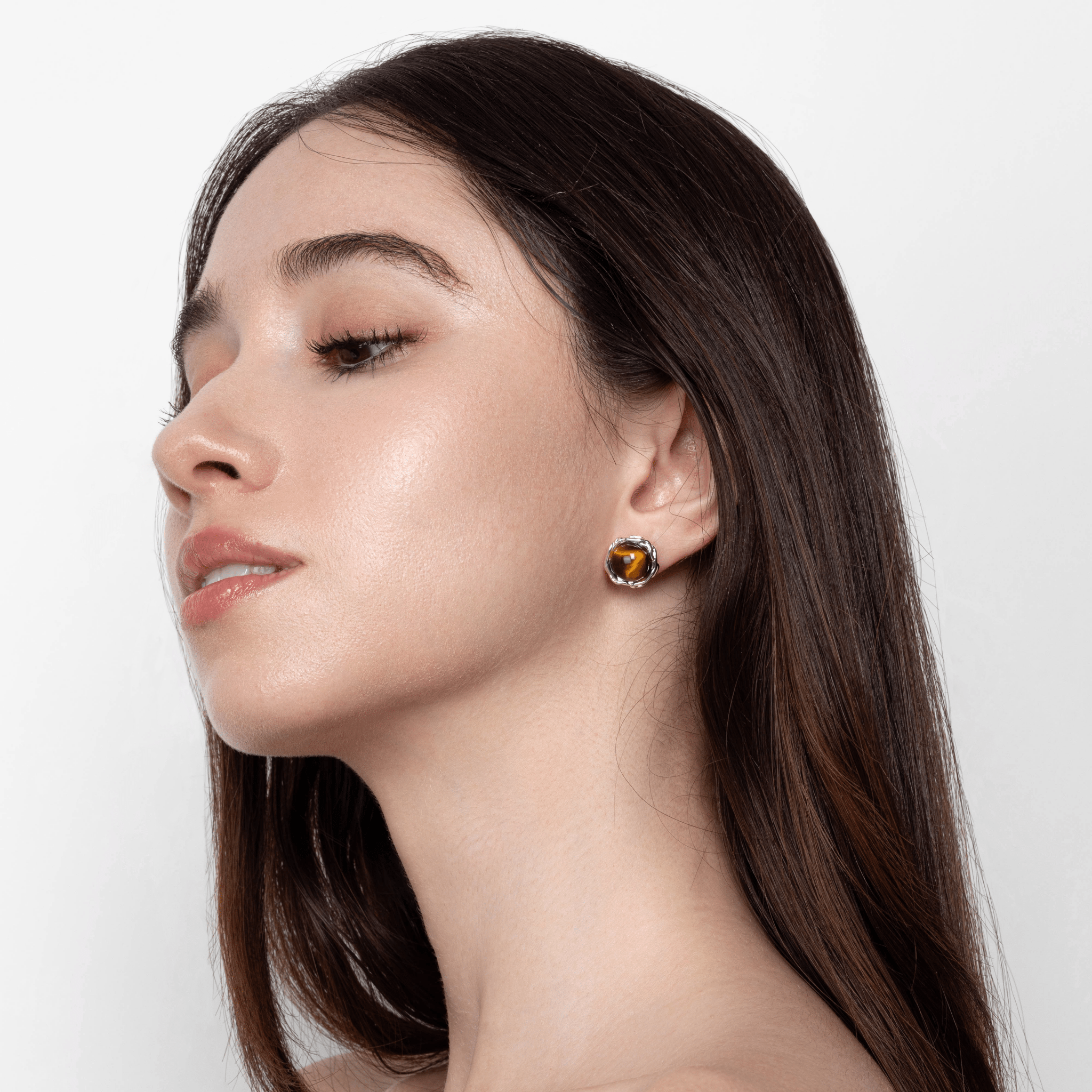 Lara & Ela | Cat And Heath Silver Earrings - Lara & Ela