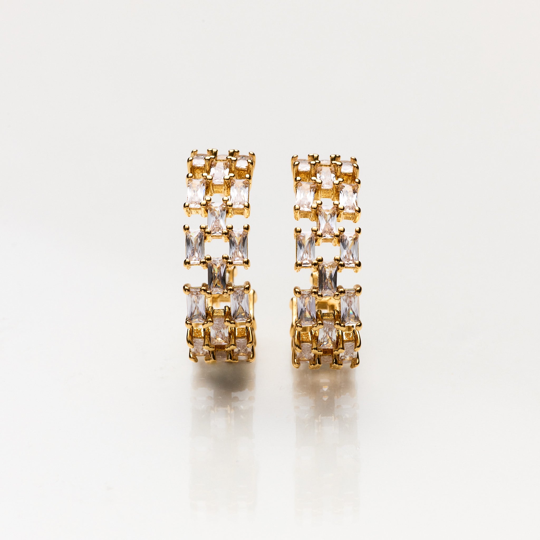 Lara & Ela I Celestial Beauty Gold Earrings - Lara & Ela