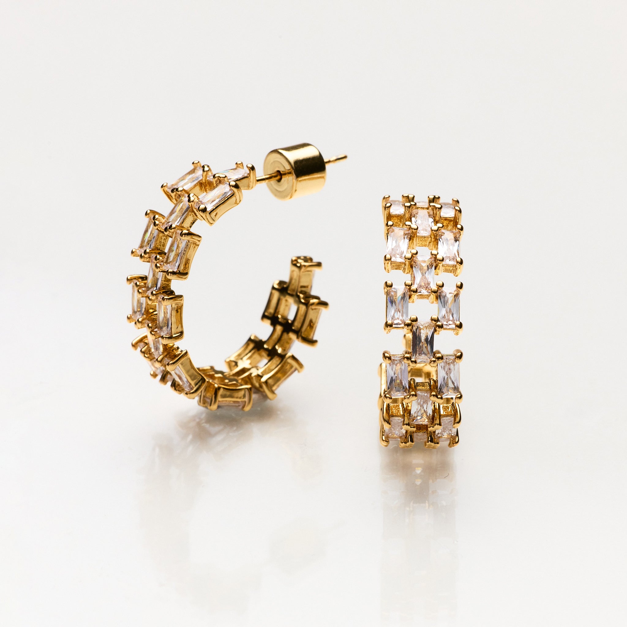 Lara & Ela I Celestial Beauty Gold Earrings - Lara & Ela