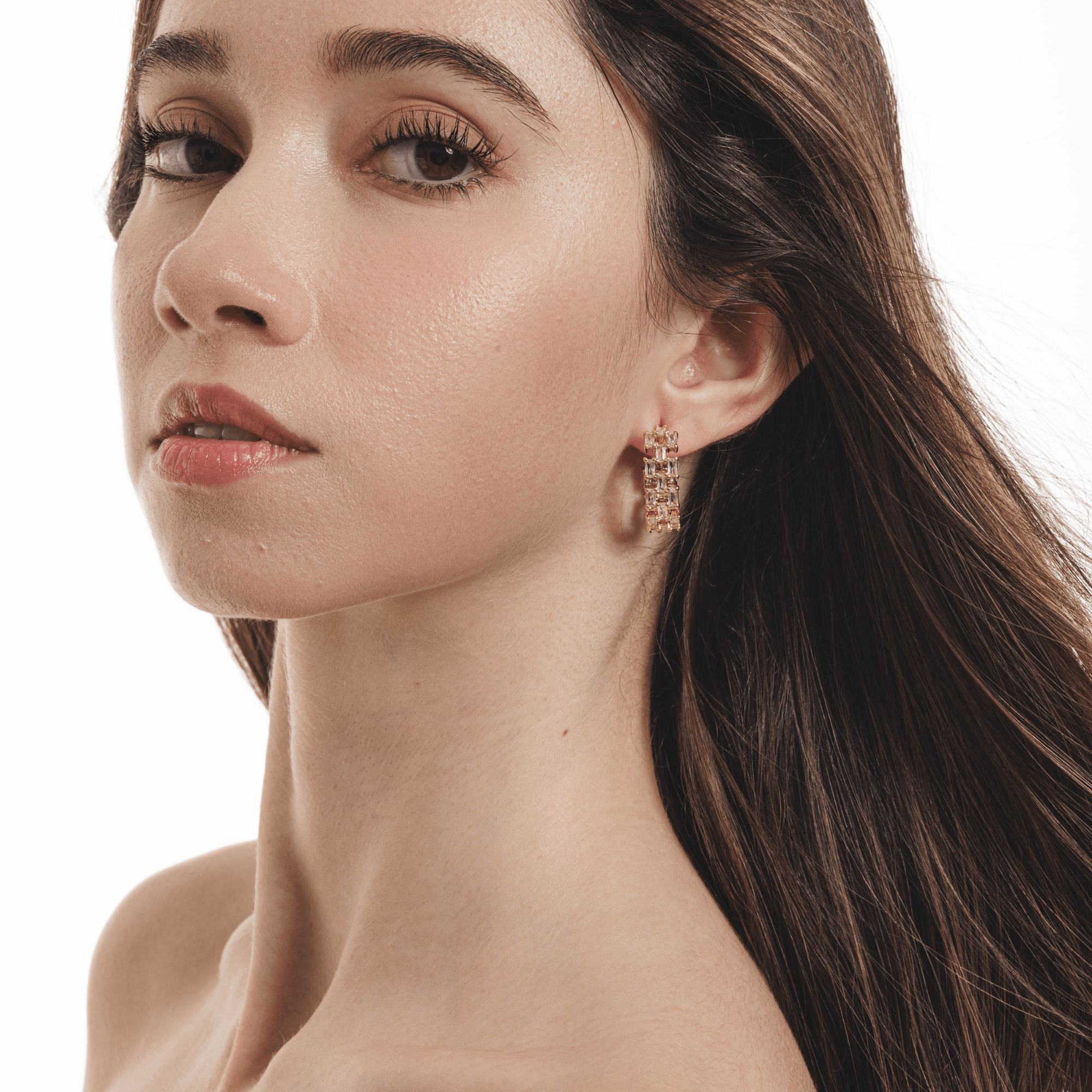 Lara & Ela I Celestial Beauty Gold Earrings - Lara & Ela