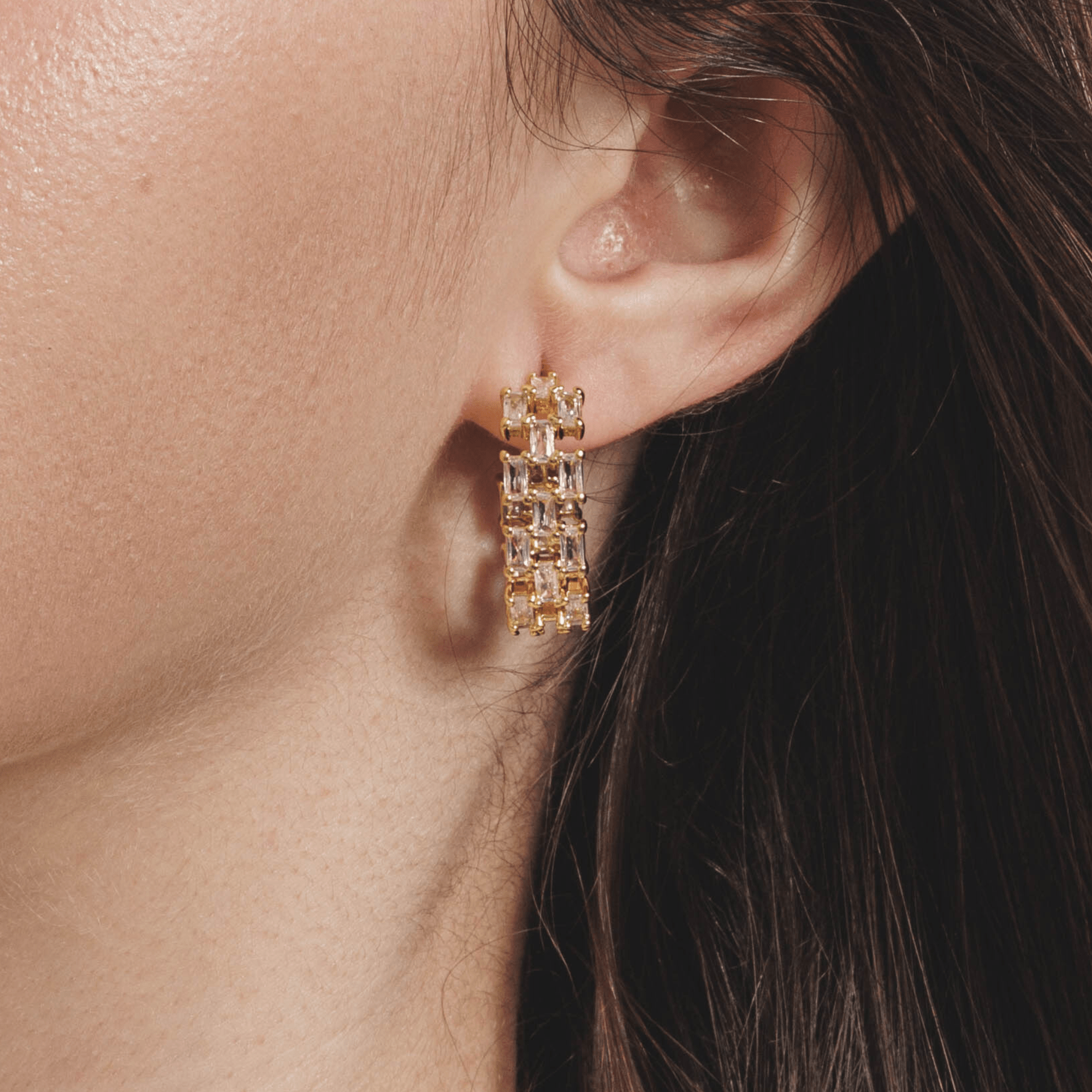 Lara & Ela I Celestial Beauty Gold Earrings - Lara & Ela