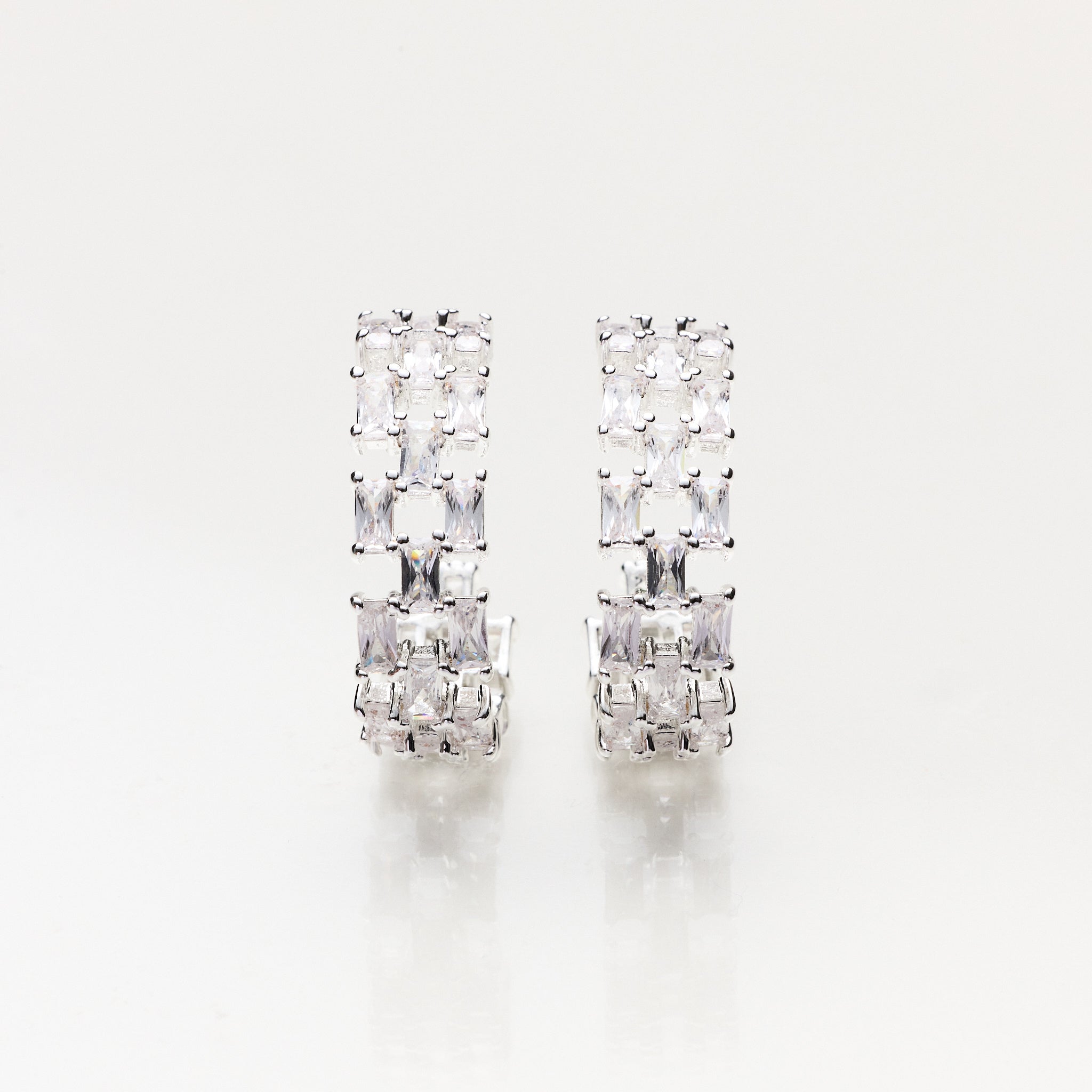 Lara & Ela I Celestial Beauty Silver Earrings - Lara & Ela