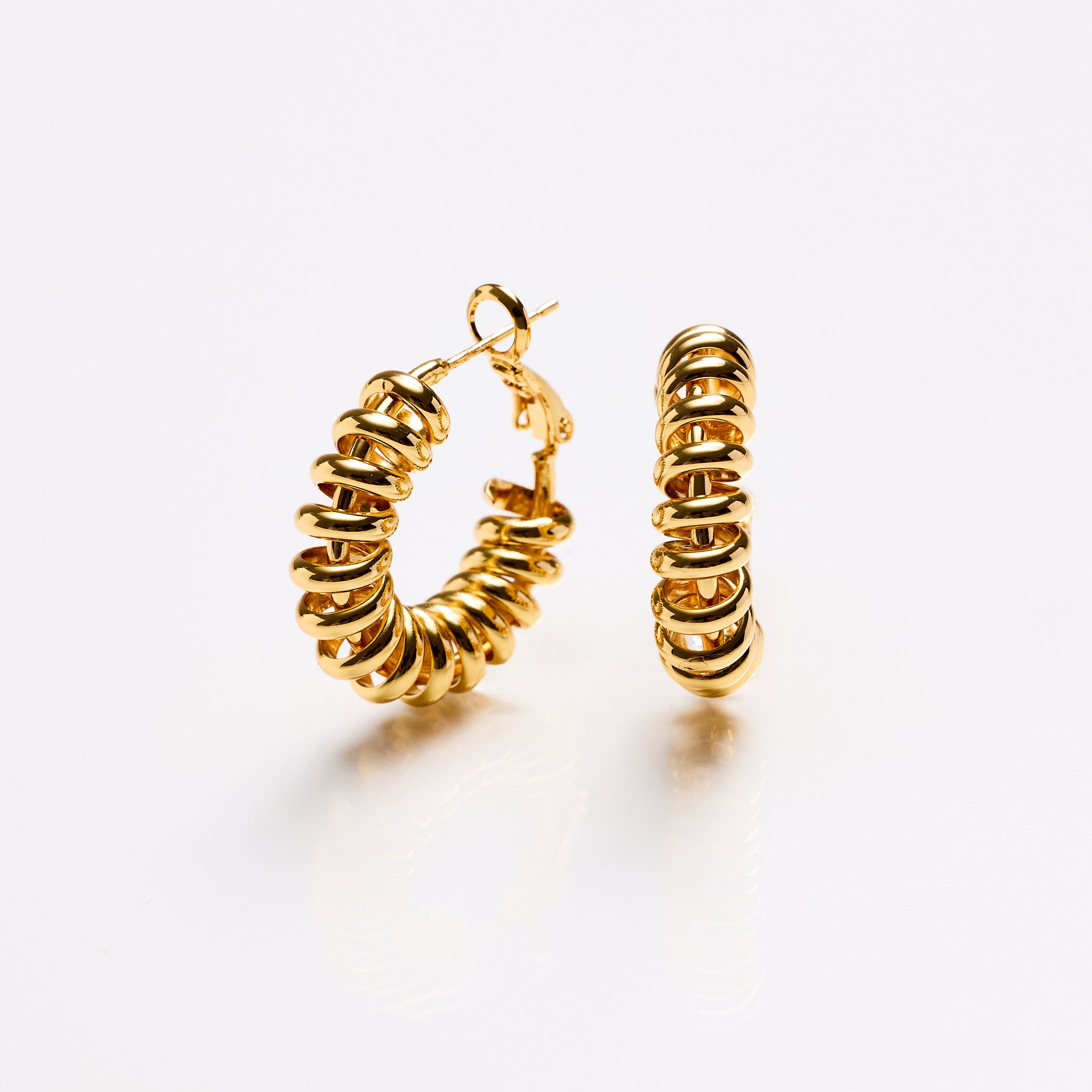 Lara & Ela | Cindy Gold Earrings - Lara & Ela