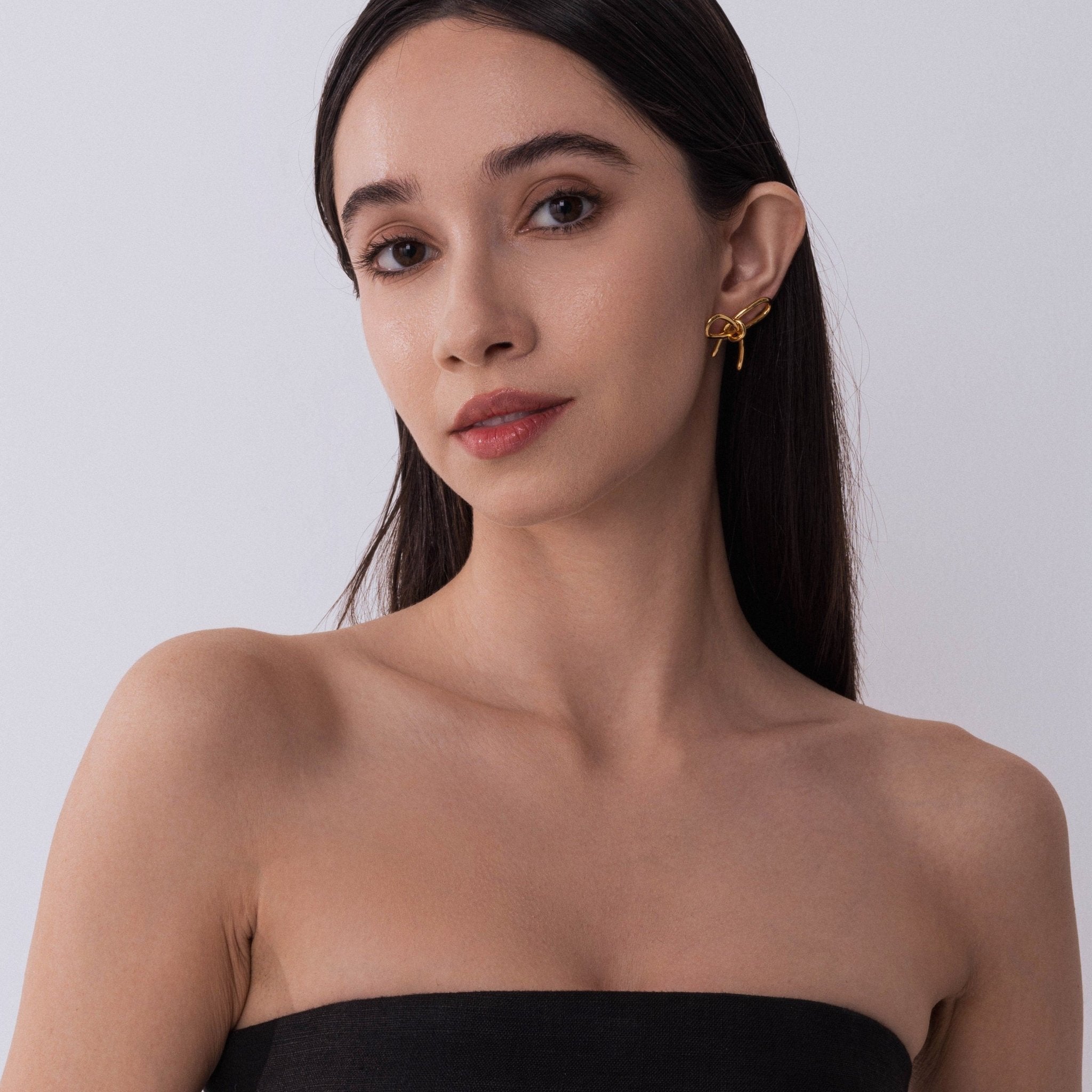 Lara & Ela | Crazy For You Gold Earrings - Lara & Ela
