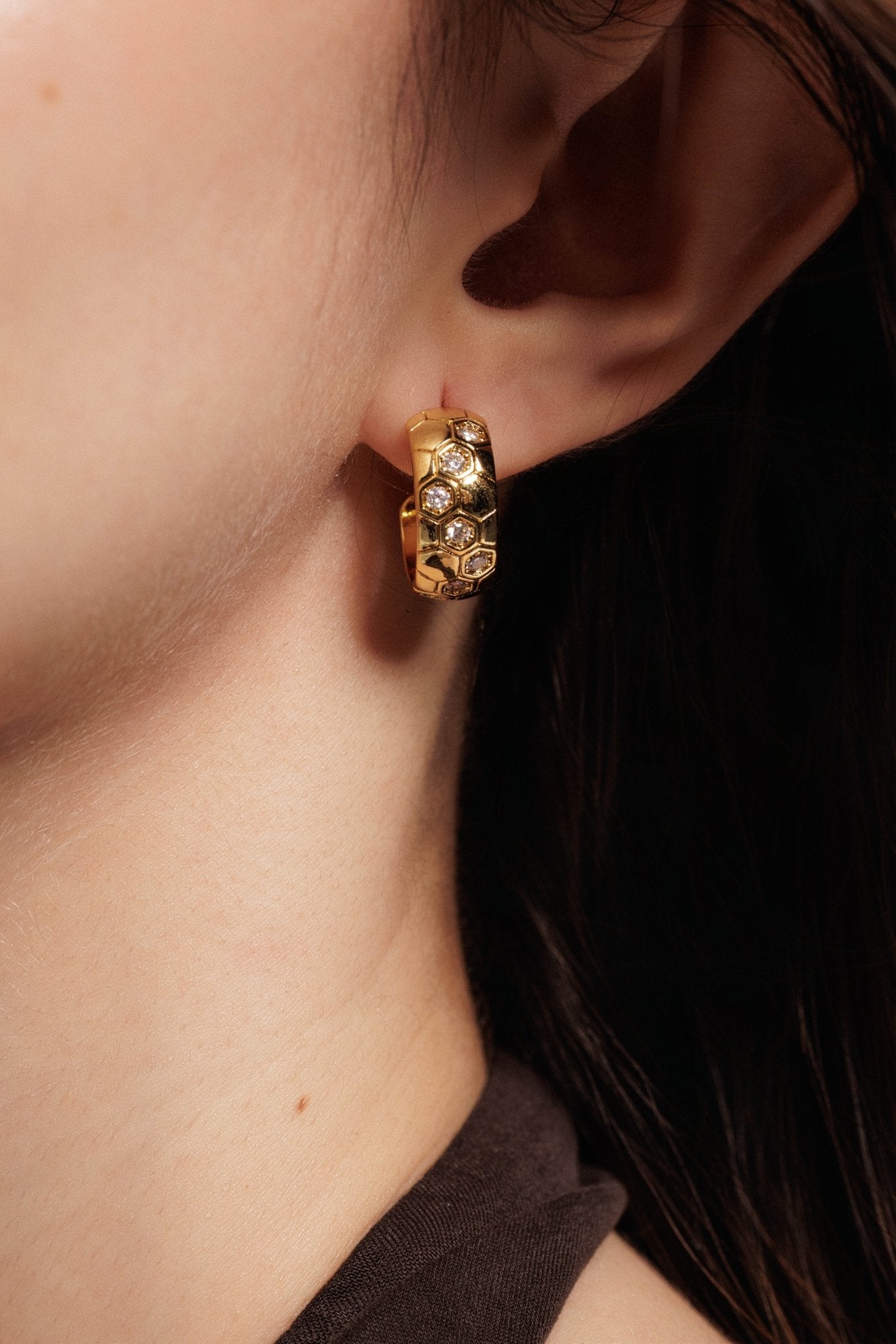 Lara & Ela | Crystal Ball Earrings - Lara & Ela